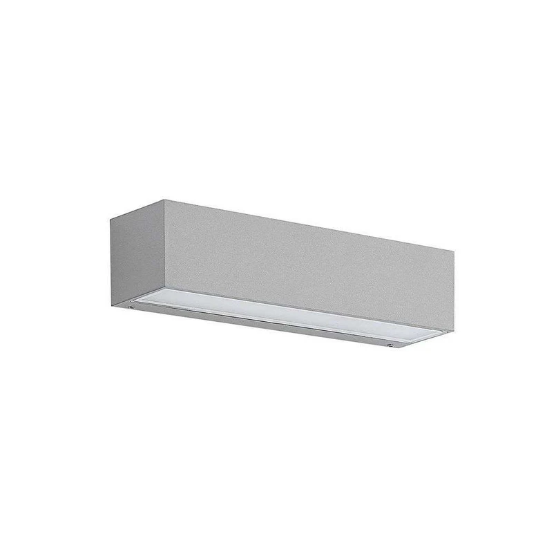 Lucande - Lengo LED Draußen Wandleuchte Down L25 Silber