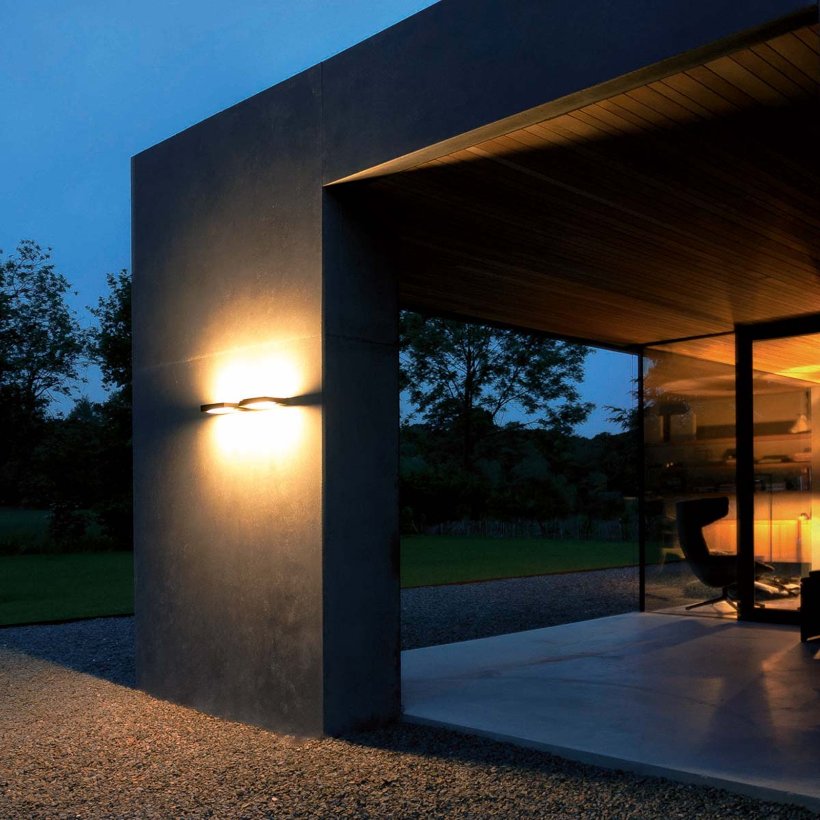 IP44.de Gap X - schlanke LED-Außenwandleuchte