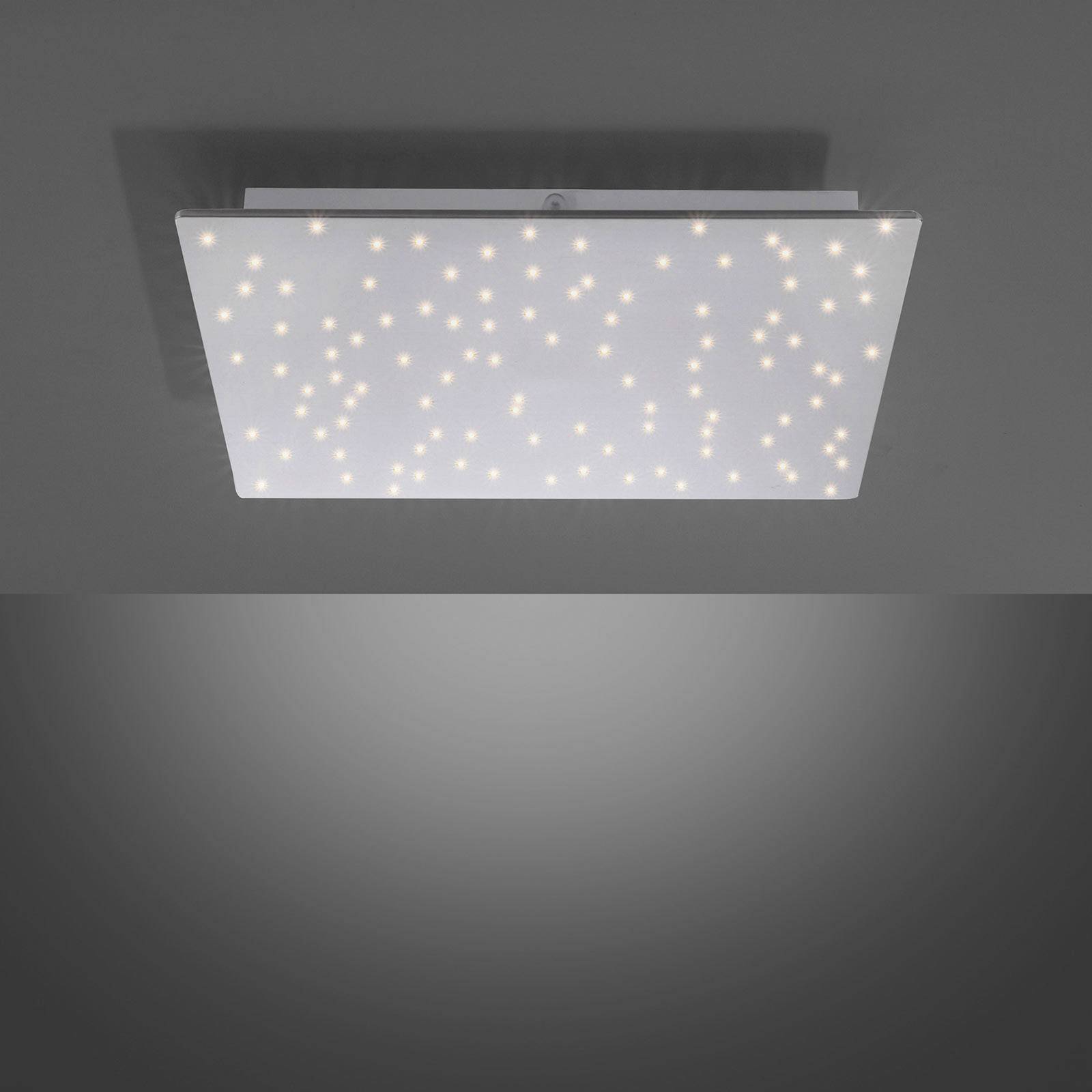 Lampa sufitowa LED Sparkle CCT dim stal 45x45cm