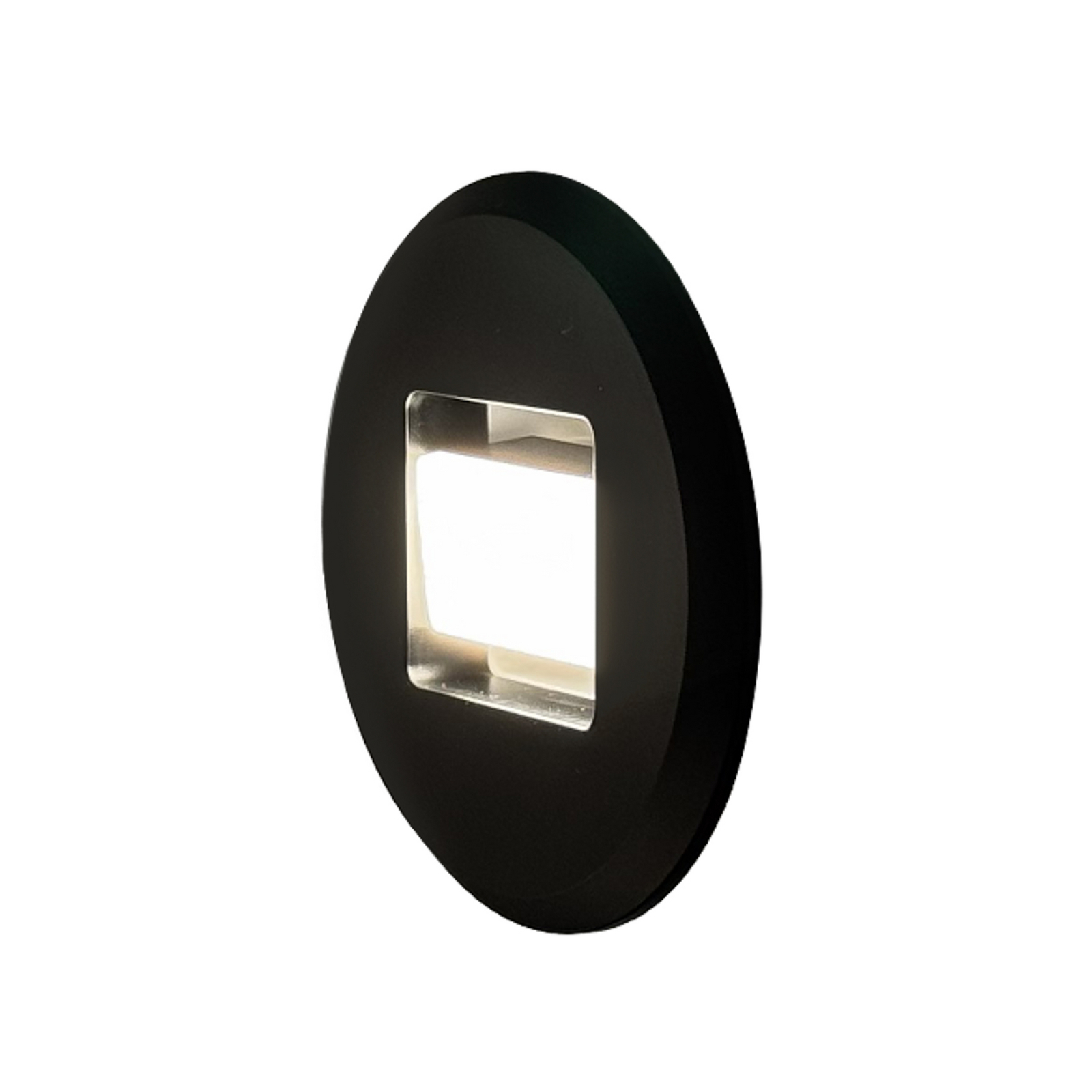 MEGAMAN Luci LED da incasso Tina, nera, Ø 9 cm, orientabile MEGAMAN Luci LED da incasso Tina, nera, Ø 9 cm, orientabile