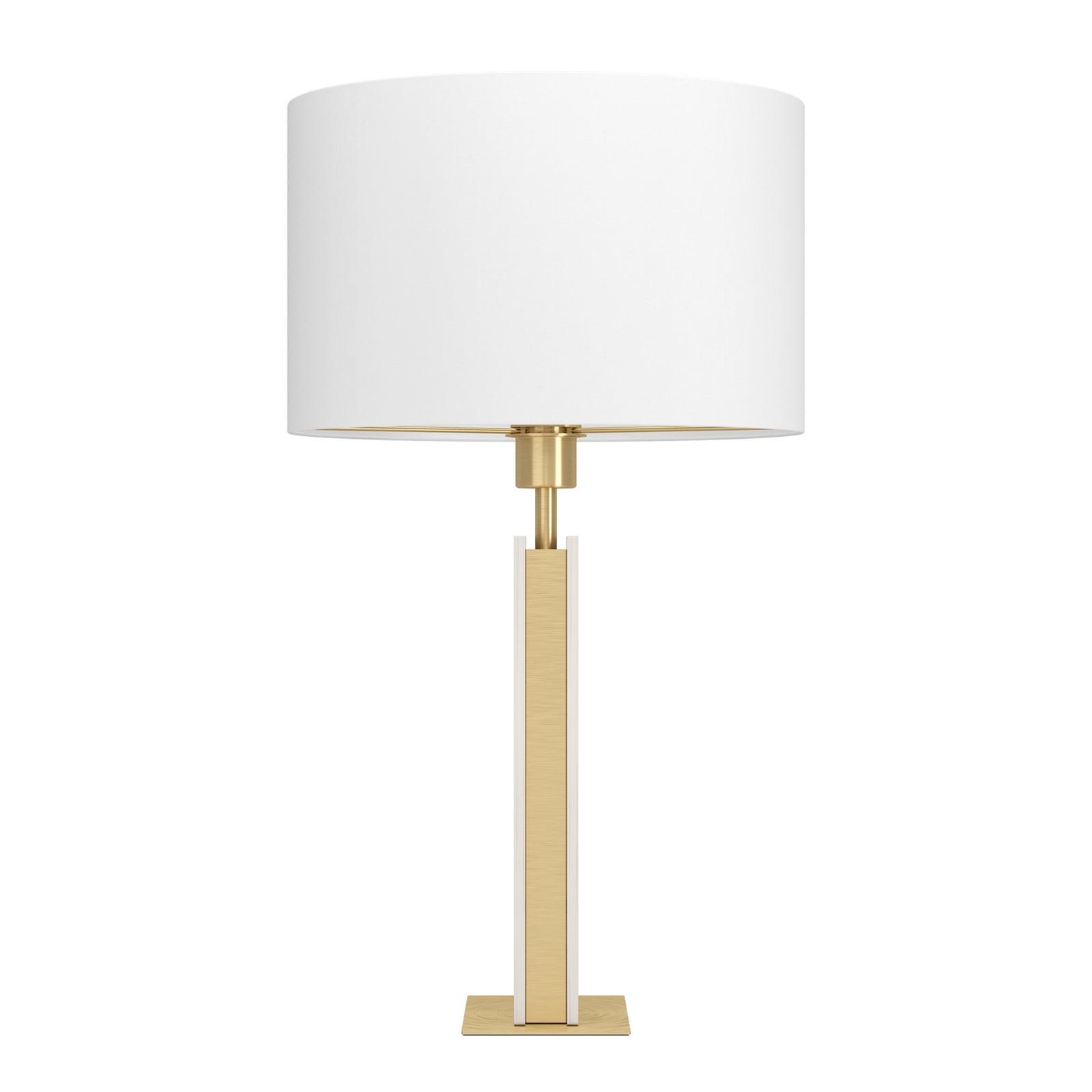 Belesar Tischlampe, Textil, weiß, E27 - EGLO Stars Of Light