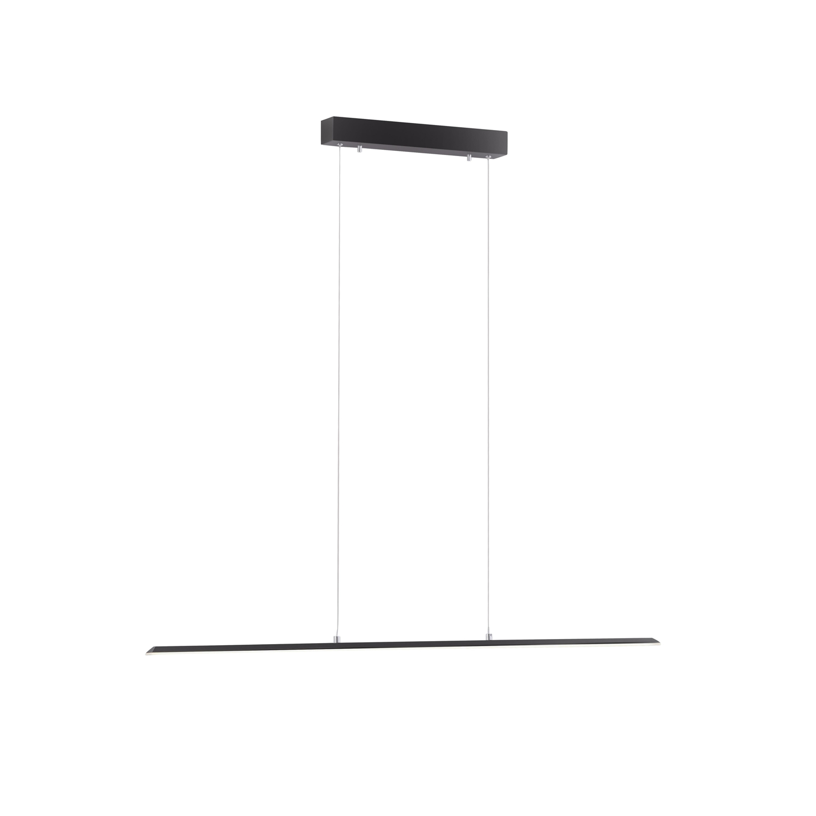 PURE LED hänglampa Lite, antracit, 100 cm, CCT, dimbar