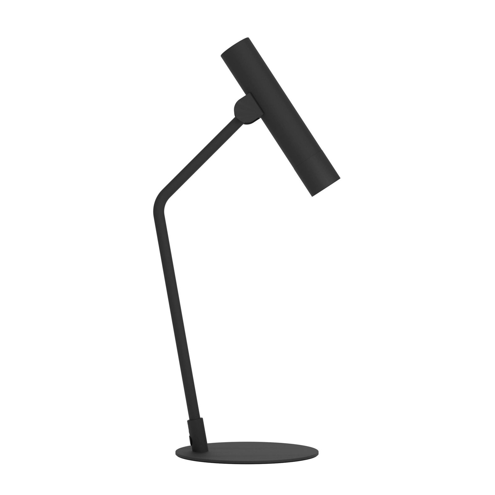 Настолна LED лампа Almudaina, черна, височина 49,5 cm, стомана