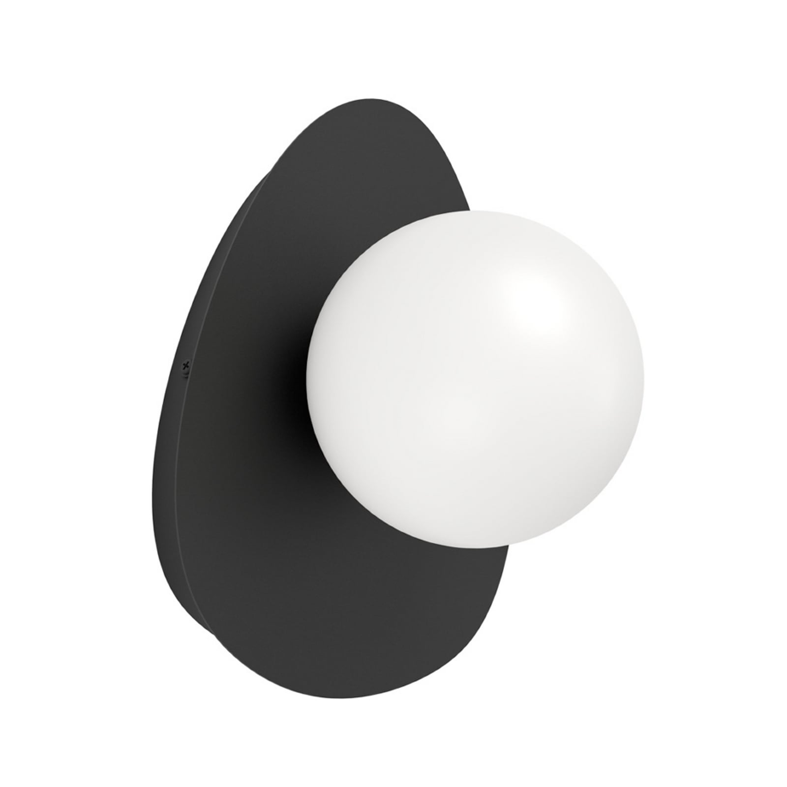 EGLO plafondlamp CASTROVIDO zwart 24 cm 1-lamp IP44 G9-LED