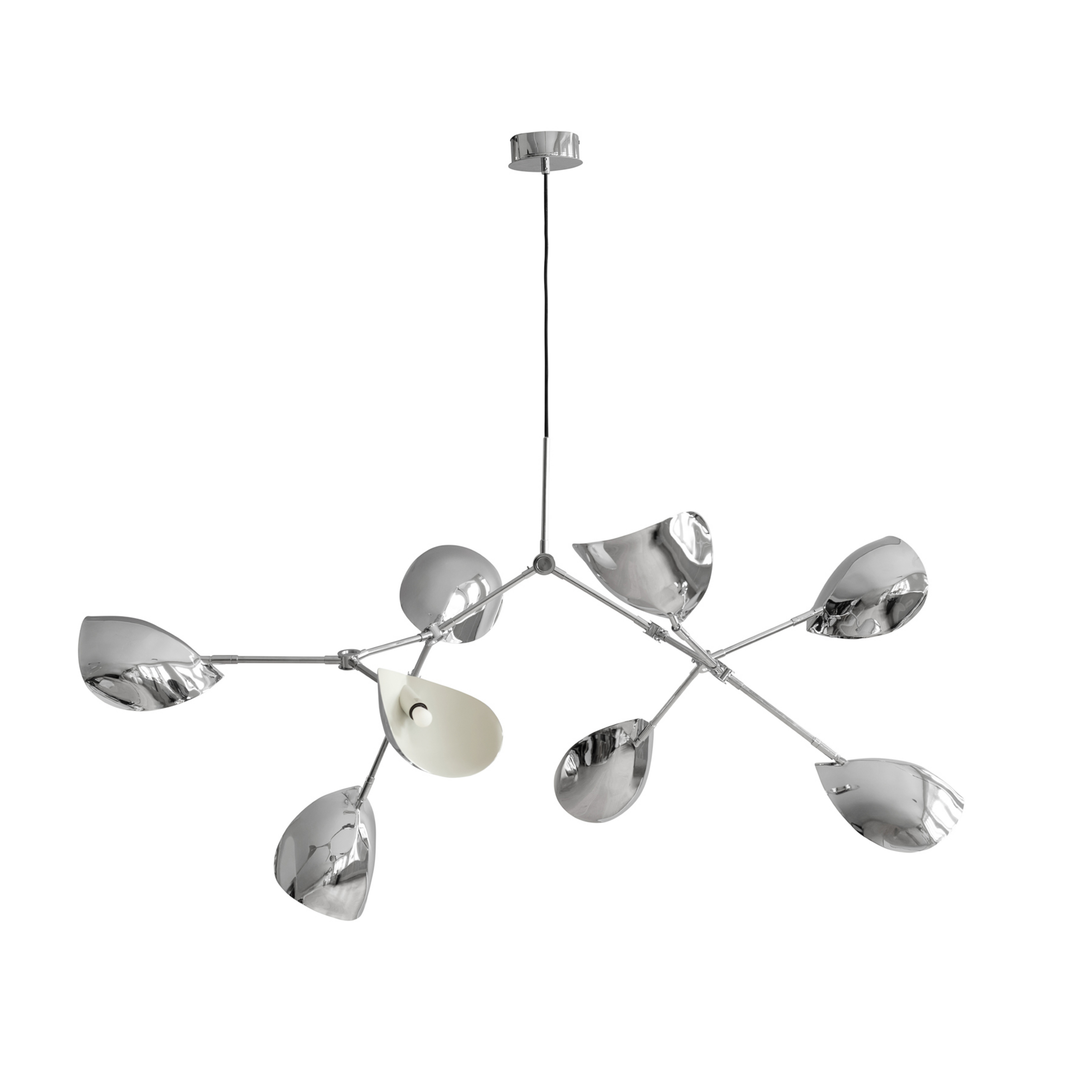 Stingray Kronleuchter, chrom, 152cm, 8-flg. - 101 Copenhagen