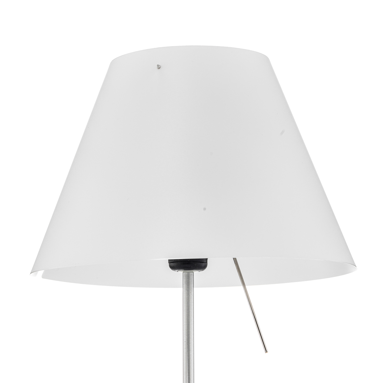 Luceplan Candeeiro de mesa LED Costanzina alumínio branco