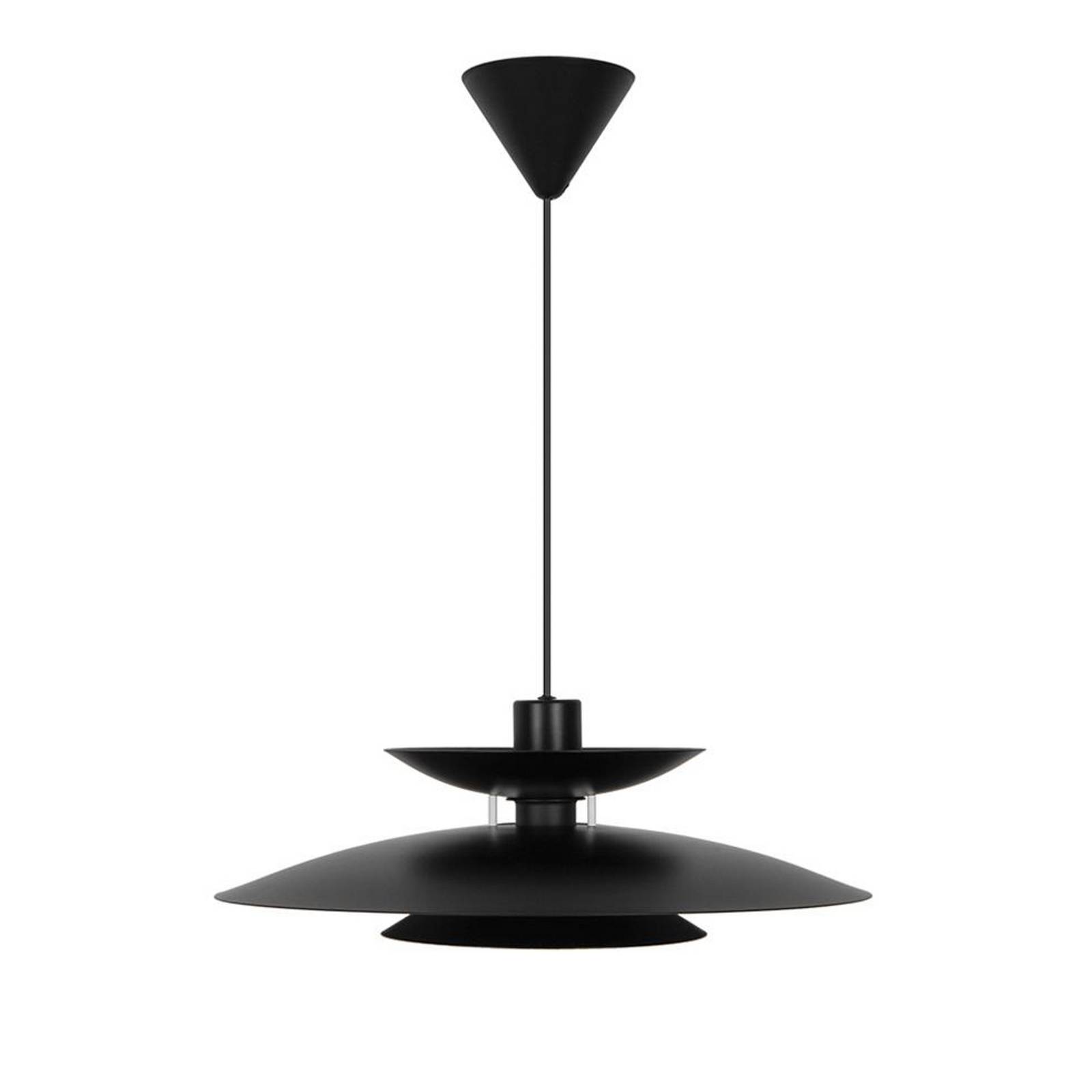 Hängeleuchte Nino, schwarz, Ø 45 cm, Metall