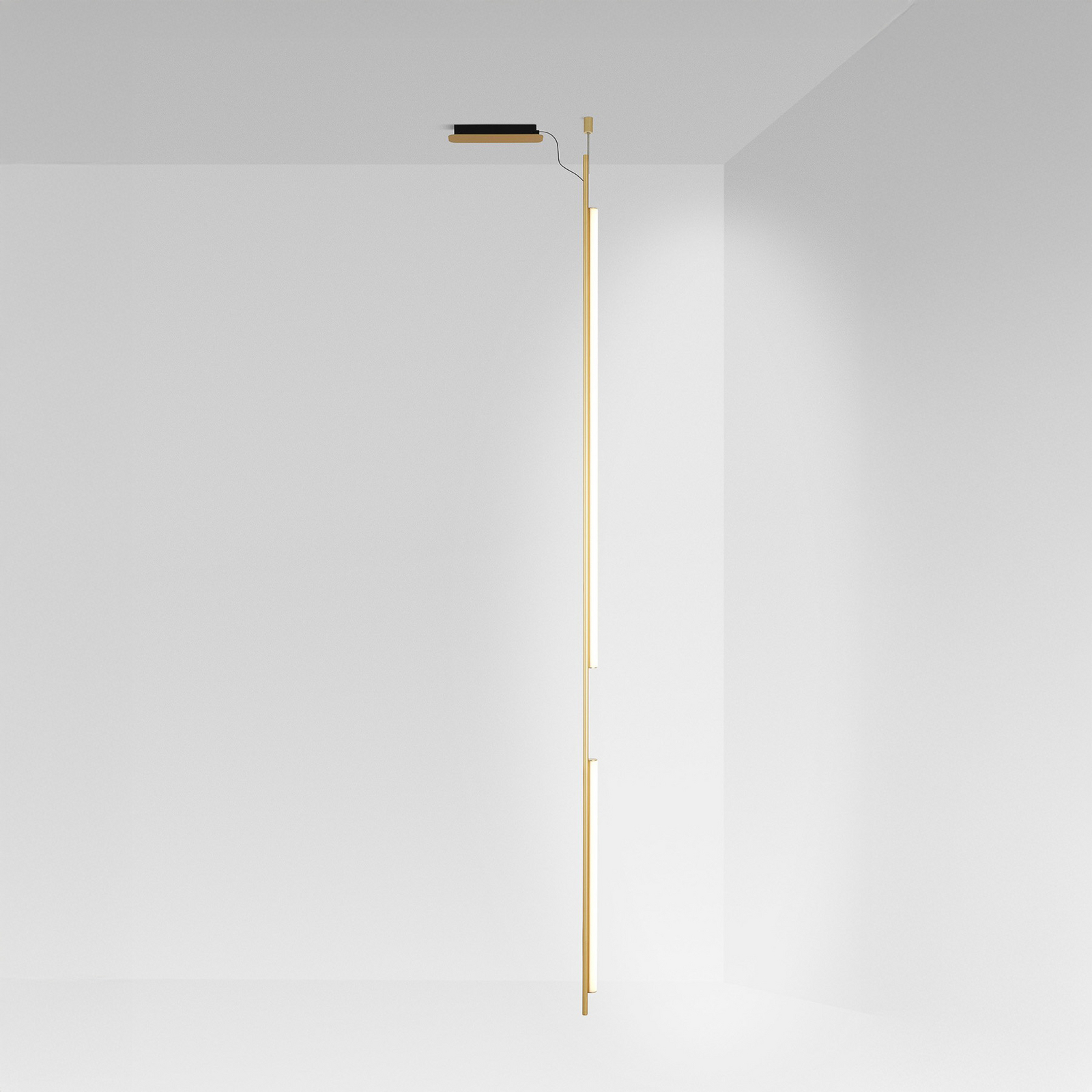 Candeeiro suspenso LED MARSET Ambrosia 235 com ficha 2700K dourado