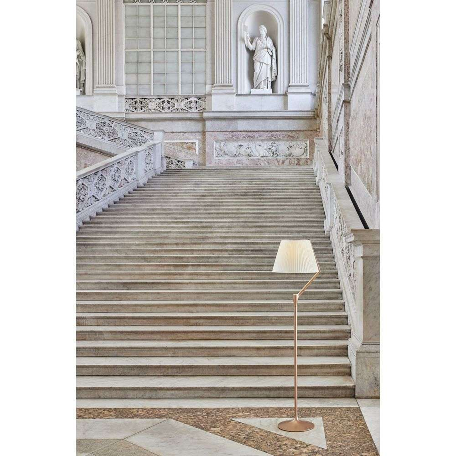 Angelo Stone Golvlampa Golden - Kartell