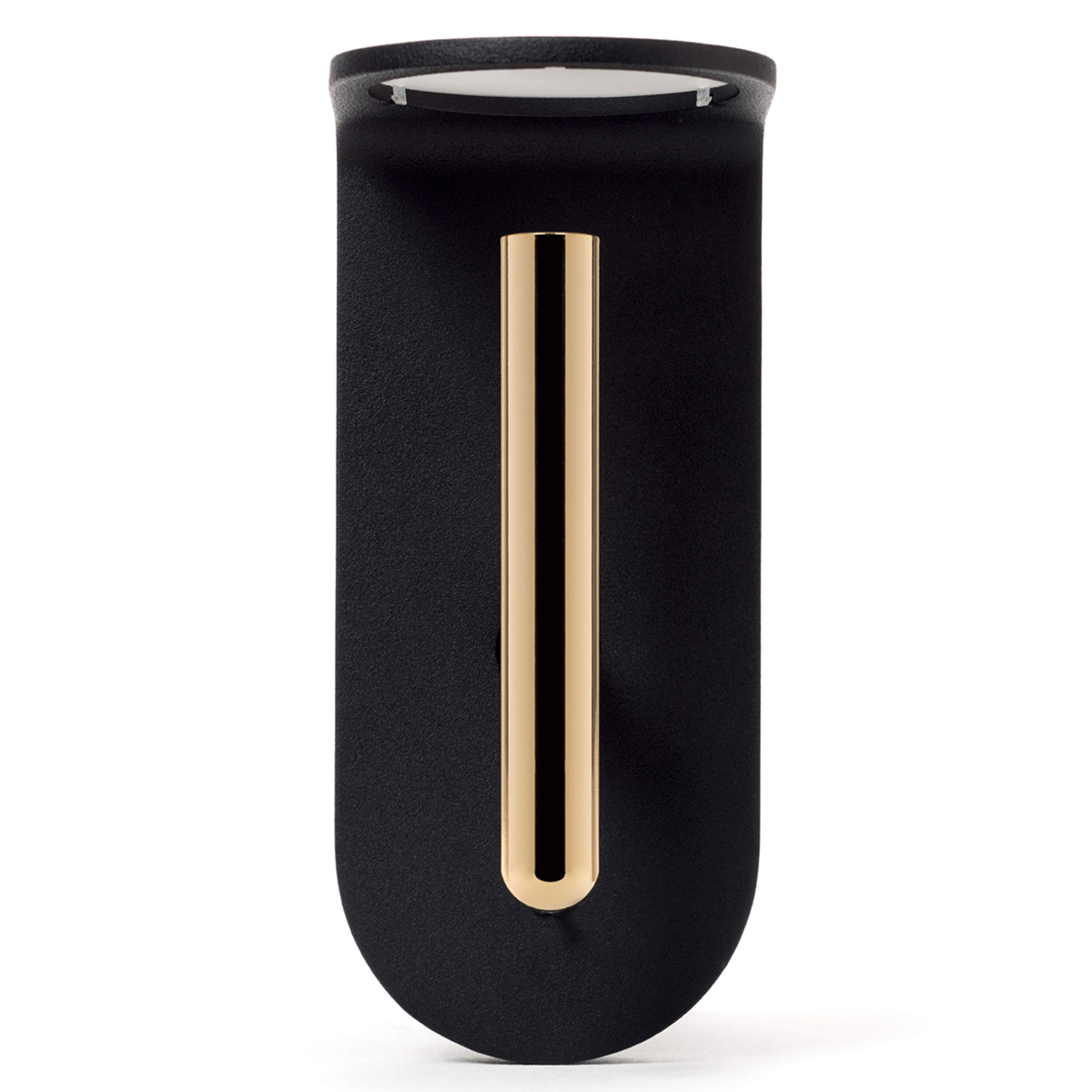 2Nights W2 LED-Wandleuchte, schwarz-gold - Stilnovo