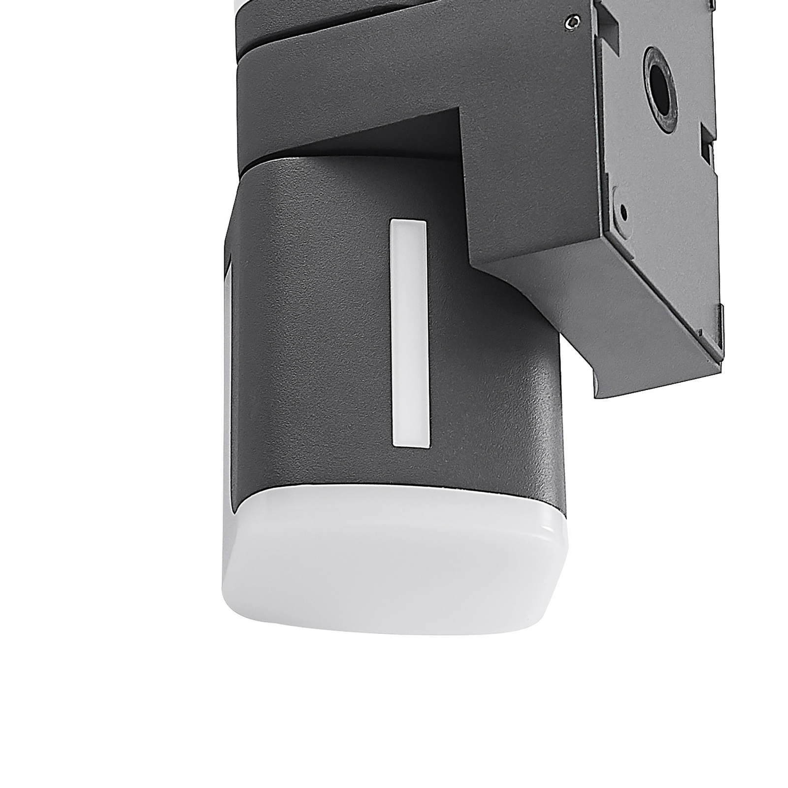 Lindby Jasiah Aplique de exterior LED giratorio Sensor