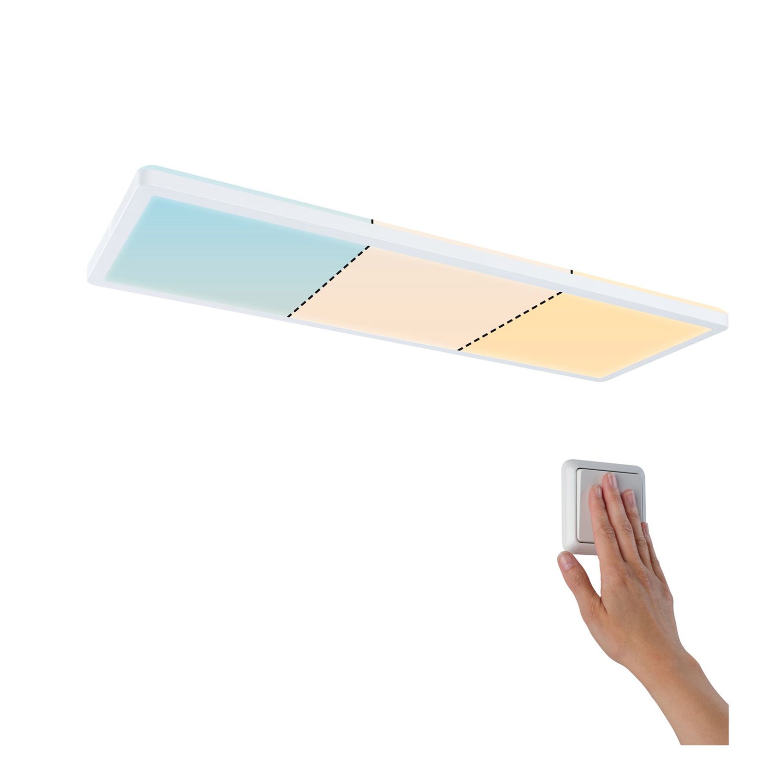 Paulmann Atria Shine LED on/off white 58x20cm