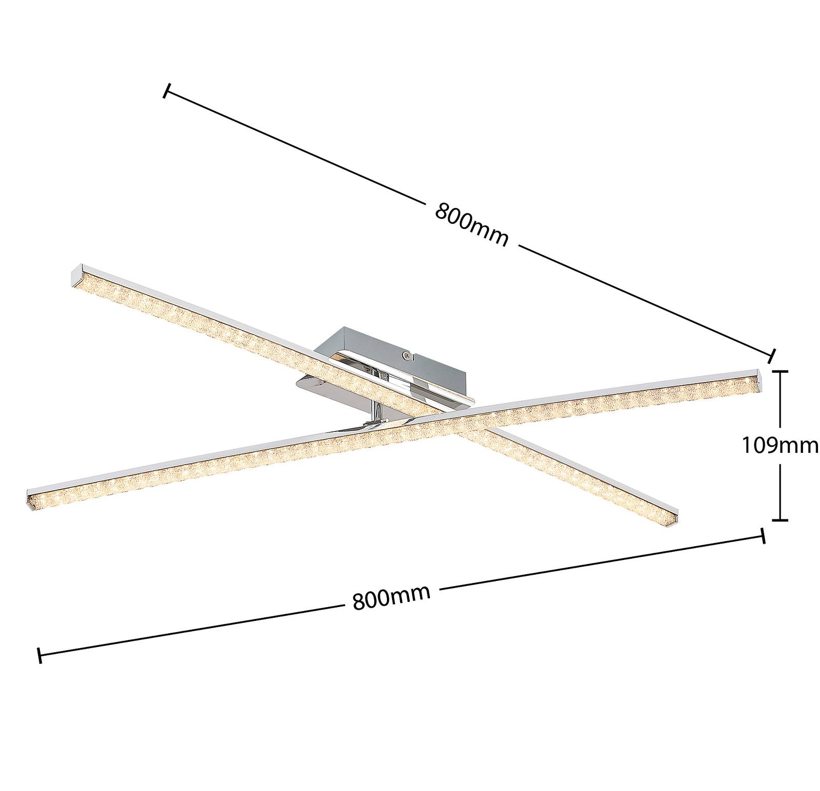 Lindby Alaara lampa sufitowa LED