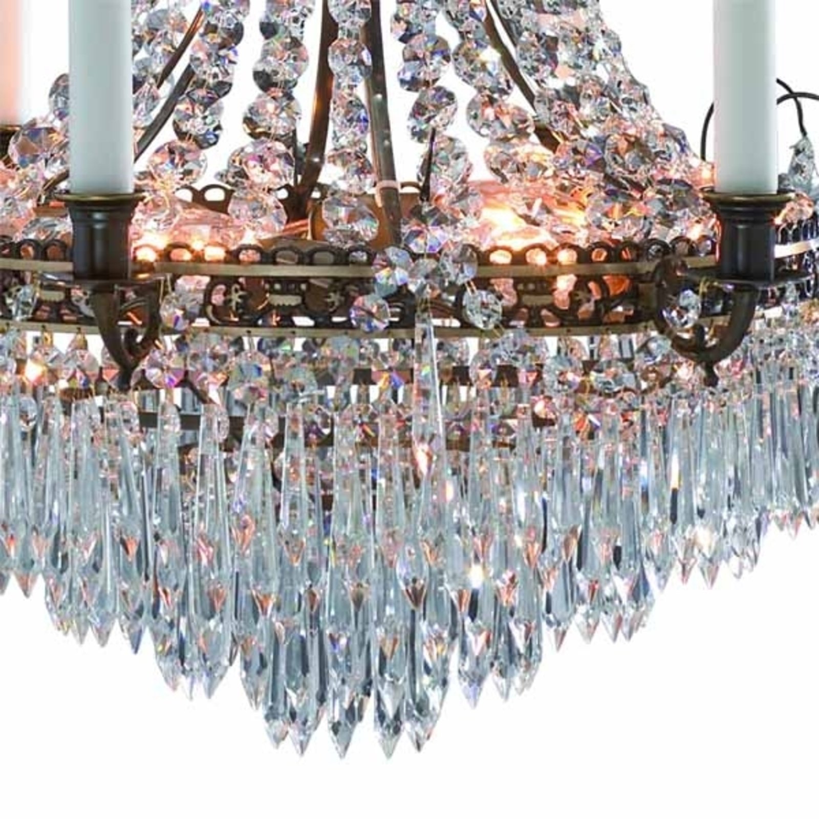 Splendido lampadario a candeliere Läckö 54 cm