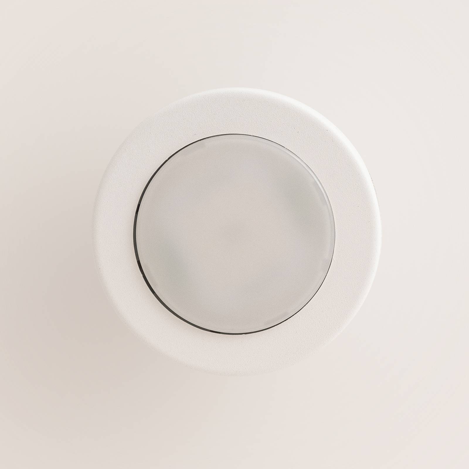Reflektor sufitowy SPOT 53, kremowobiały, Ø 11,5 cm, metal, GX53