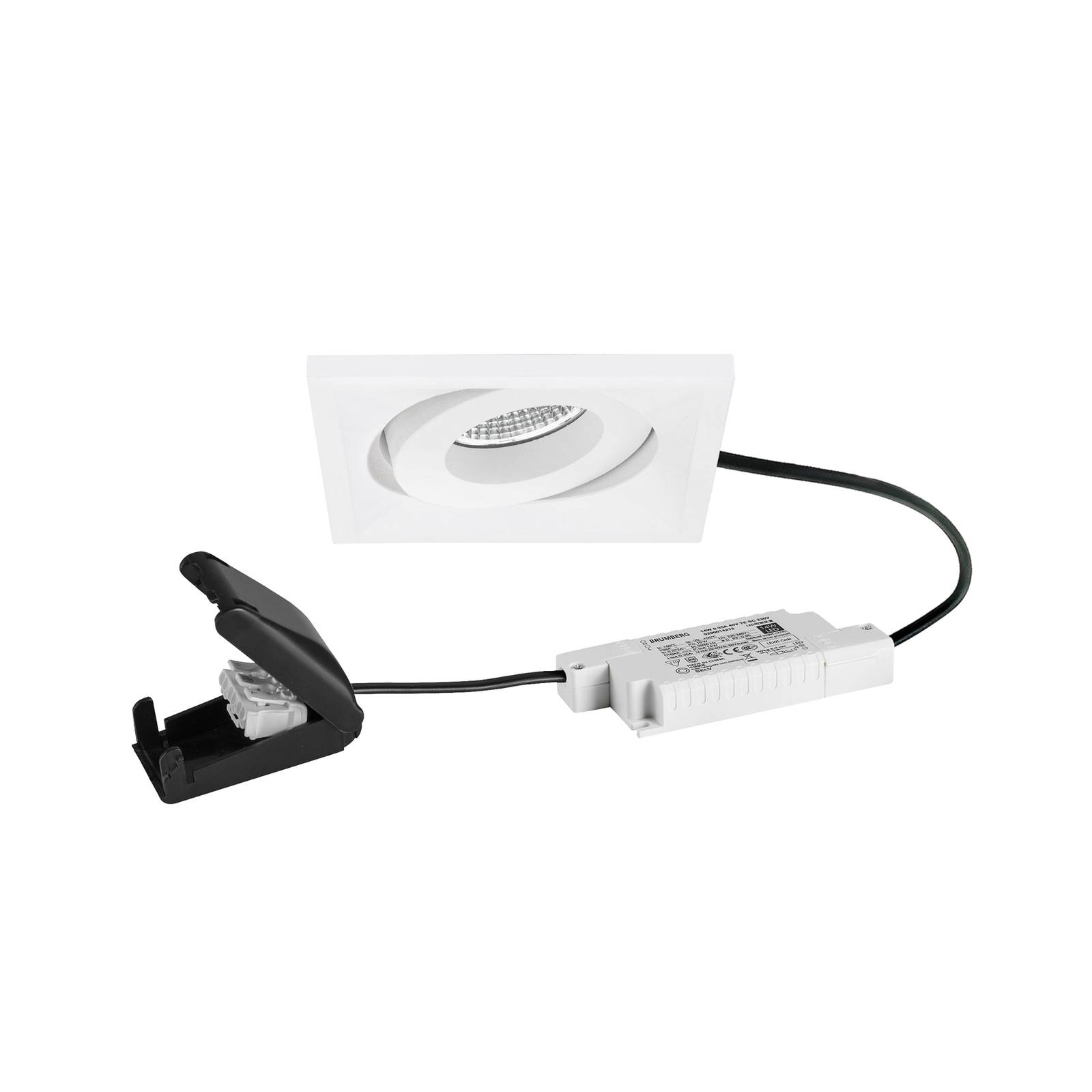 BRUMBERG LED-Einbauspot BB36 RC Anschlussbox strukturweiß