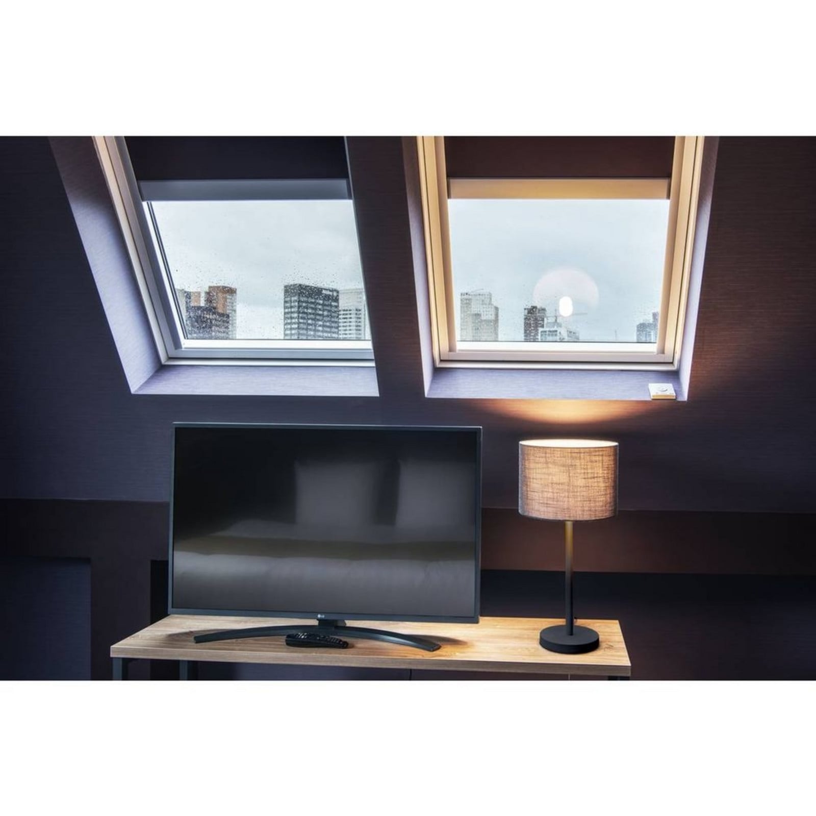 Fenda Bordlampe Ø45,5 Grey/Black SLV - Stue - Metal