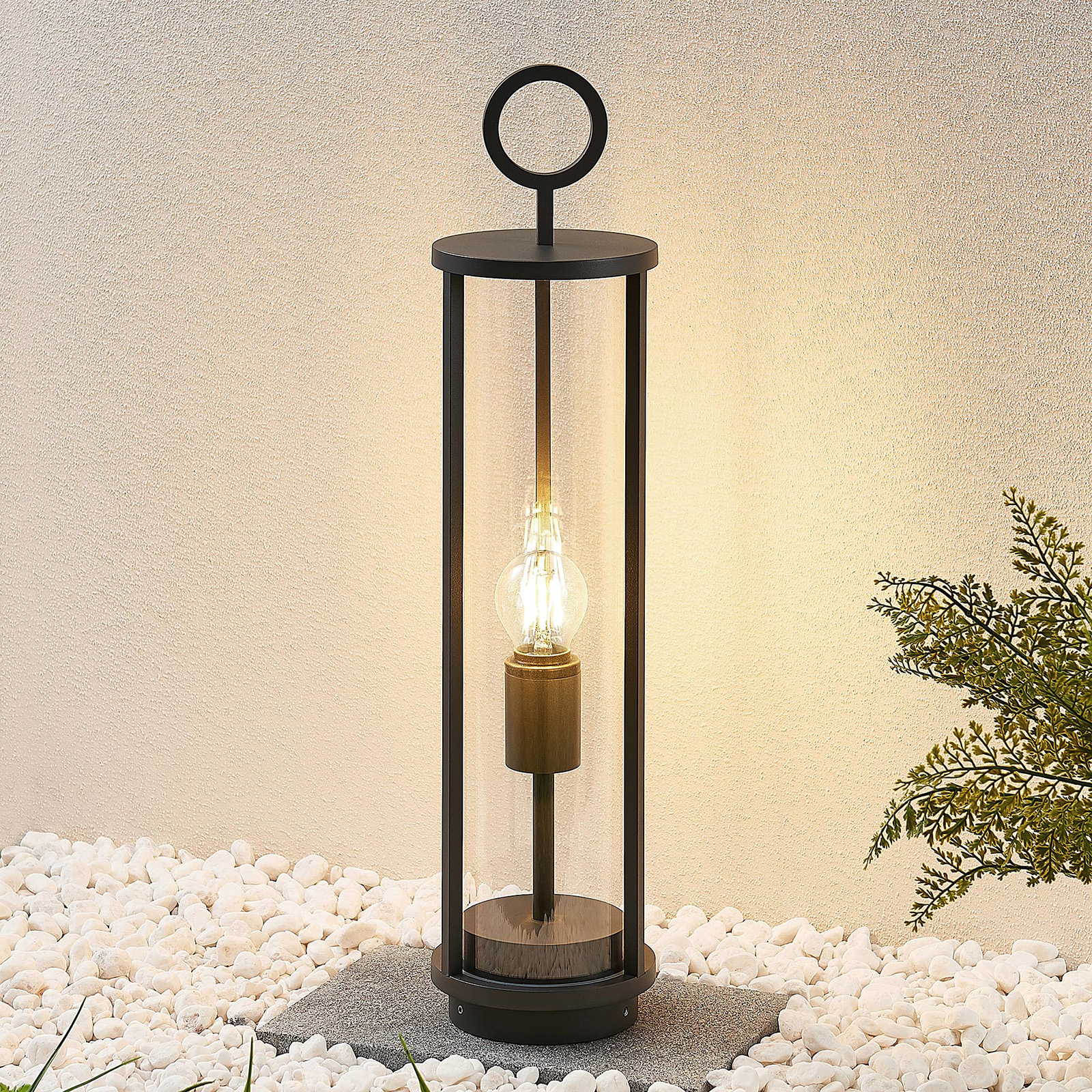 Lucande Emmeline -pollarilamppu, korkeus: 50 cm