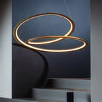 NEMO Kepler hanging light 2,700K Down Ø84cm gold