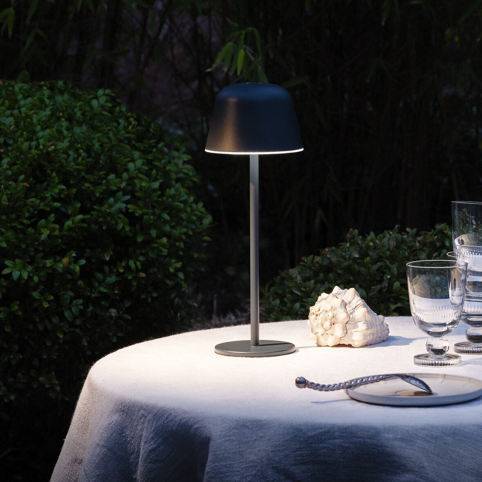 OSRAM LED rechargeable table lamp ENDURA STYLE graphite 30 cm IP44 CCT