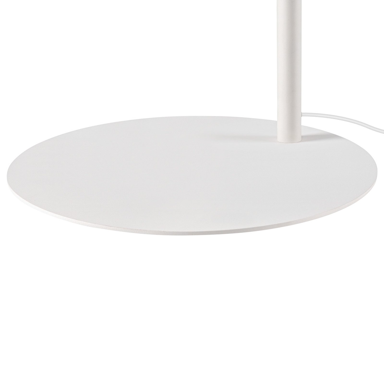LED vloerlamp One Bow FL, wit, staal, hoogte 232 cm, CCT