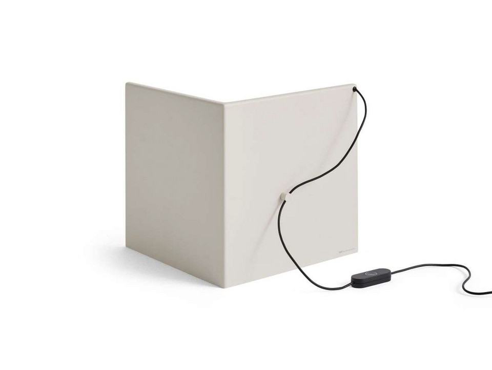 HAY LBM Corner Bordslampa Oyester, vit från HAY