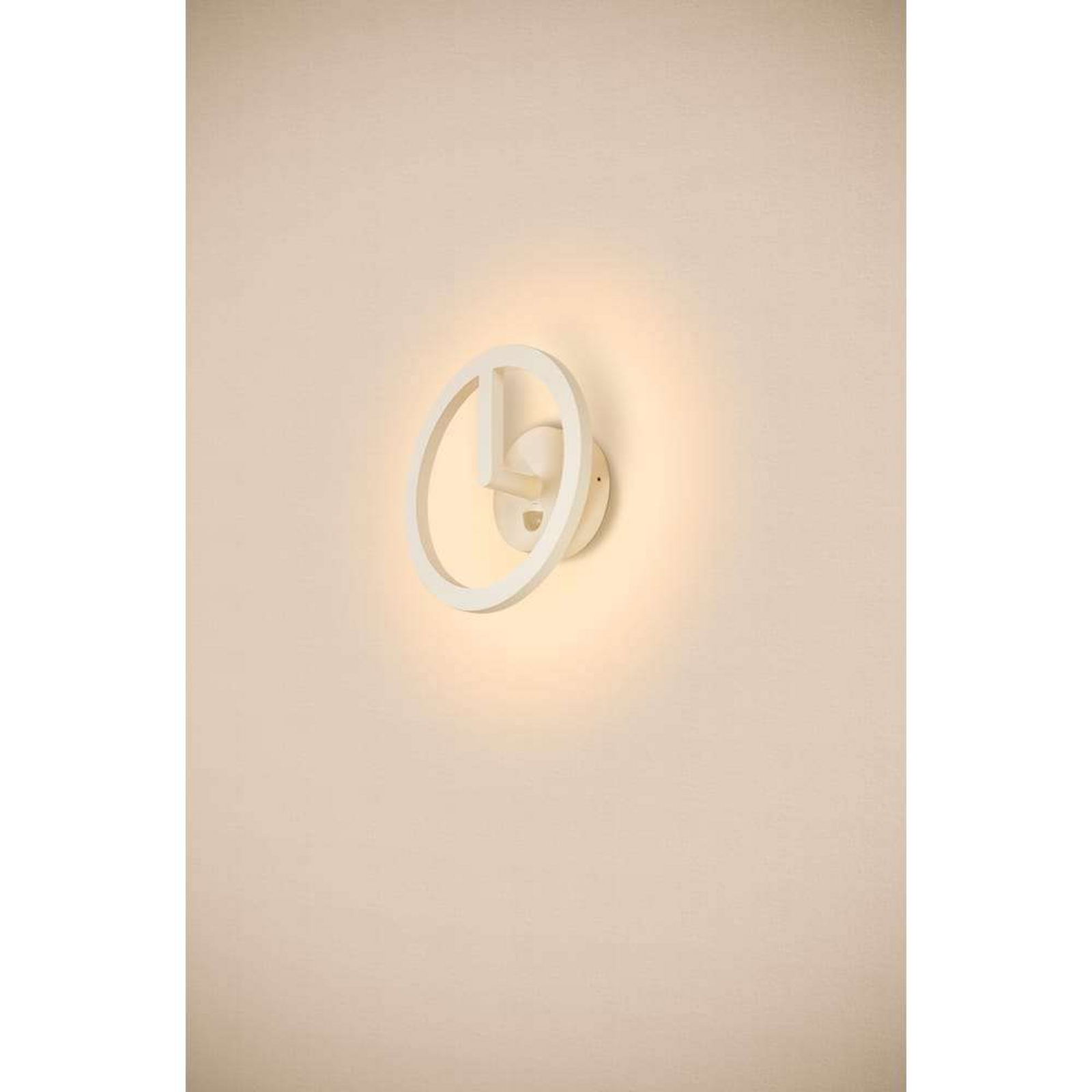 Q-Ring Candeeiro de Parede w/Sensor IP54 White - SLV