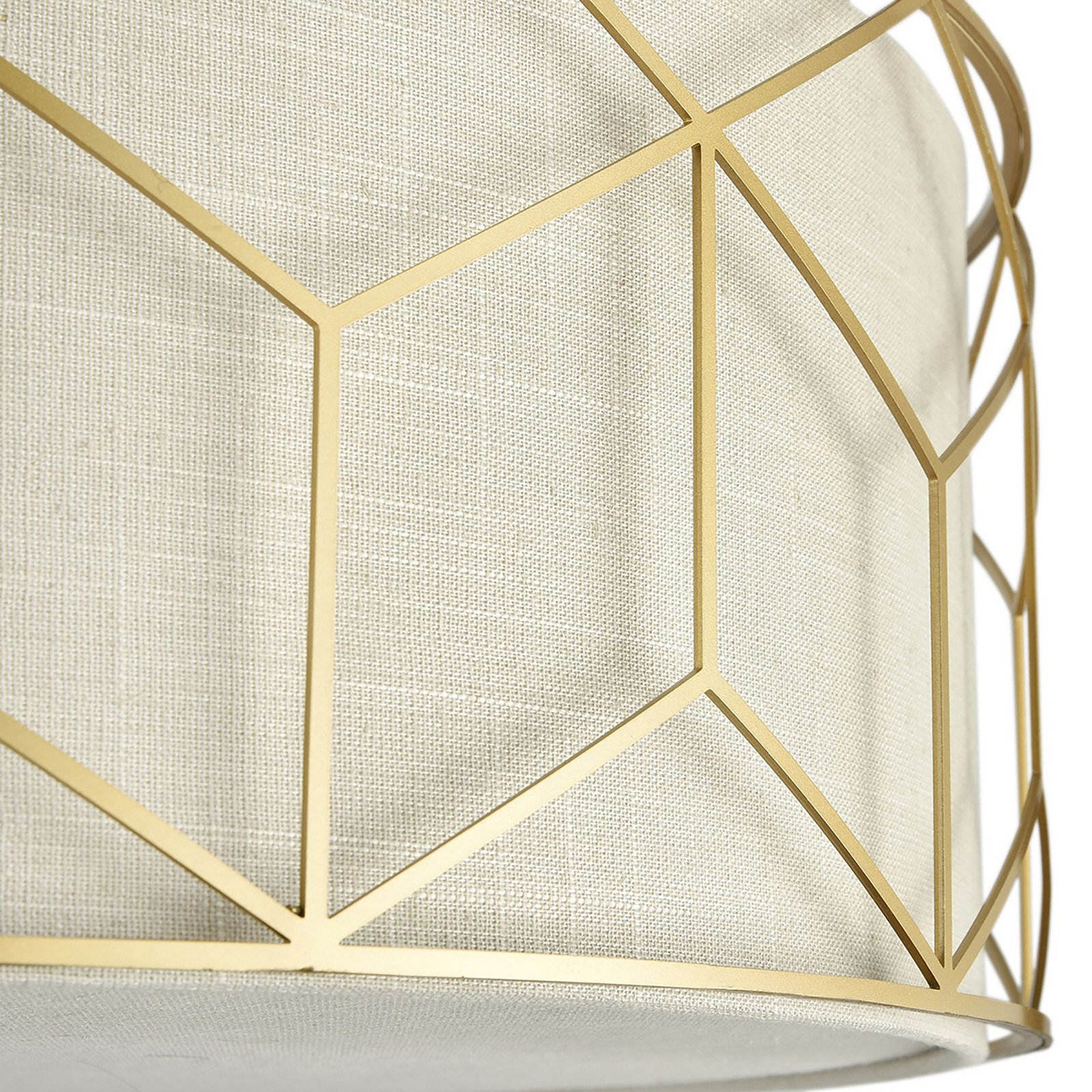 Maytoni plafonieră Messina Ø 57 cm bej in - Camera de zi / sufragerie - modern - auriu bej - Metal