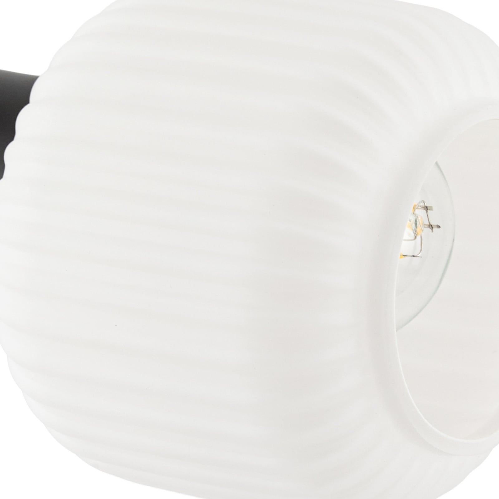 Lindby Ingrid floor lamp, black and white, 175 cm, reading light Lindby Ingrid floor lamp, black and white, 175 cm, reading light