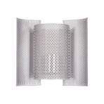 Northern Butterfly perforated wall lamp aluminium
