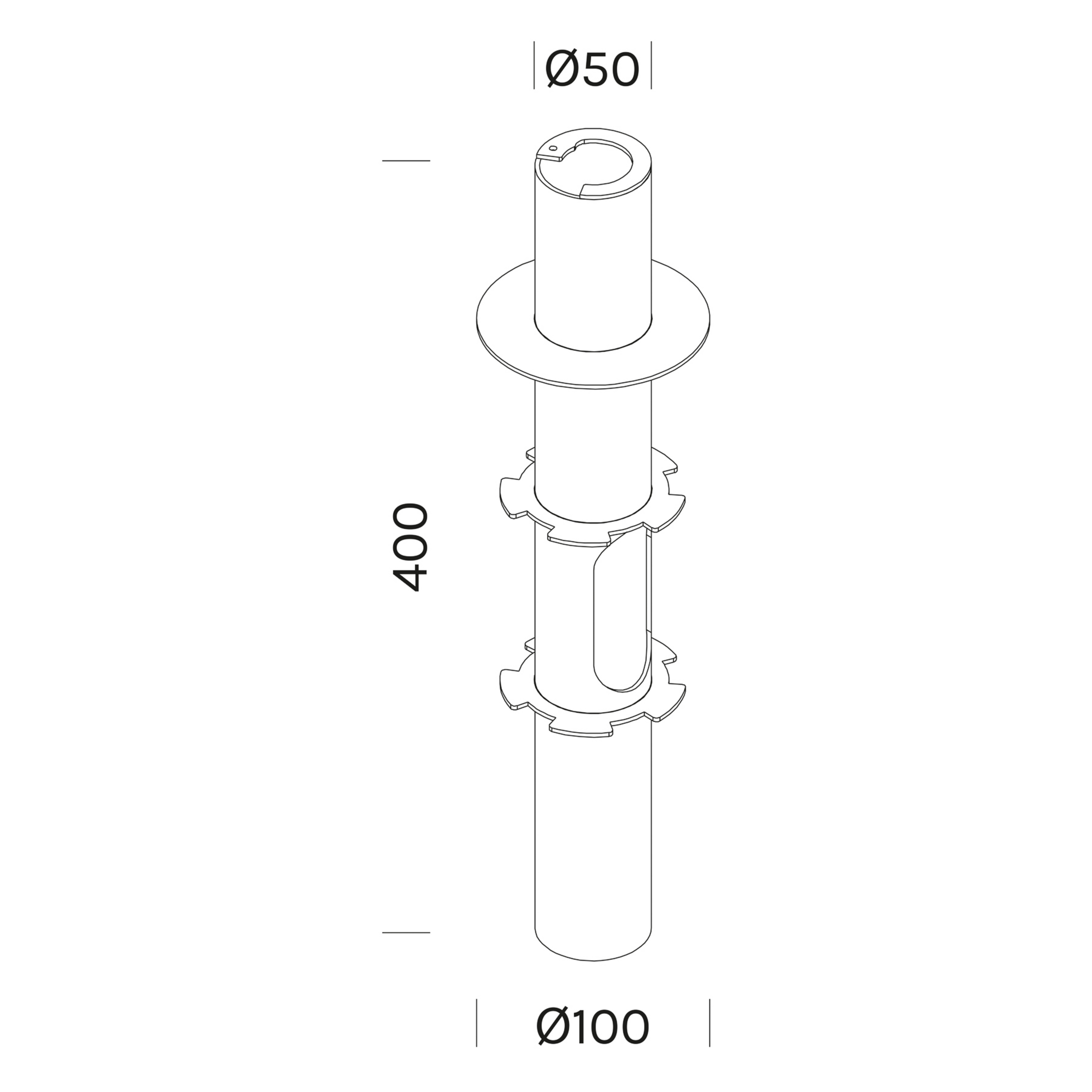 OLEV στερέωση γείωσης για φως γείωσης σοβατεπί