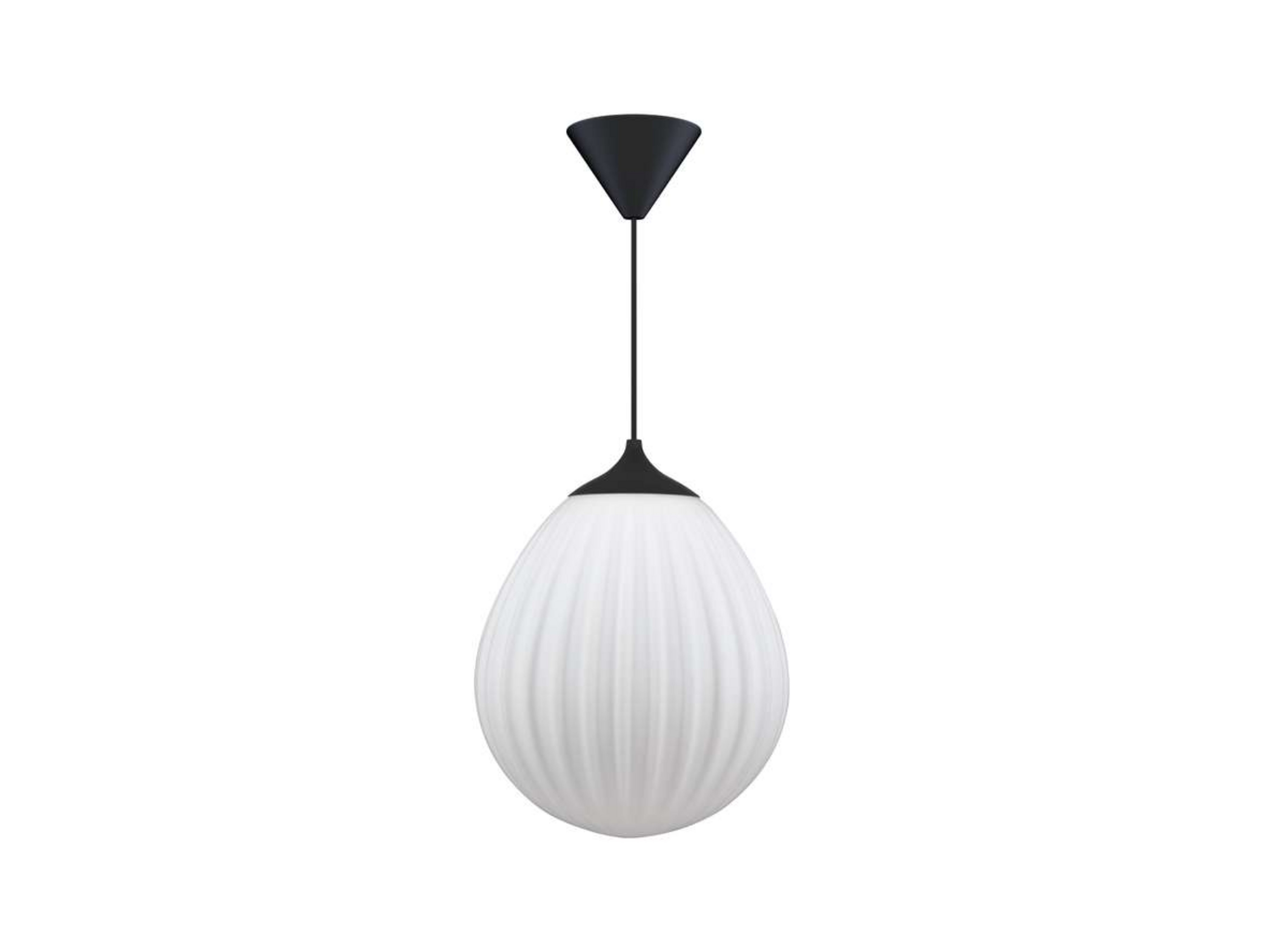 Around the World Hanglamp Medium White/Black - UMAGE