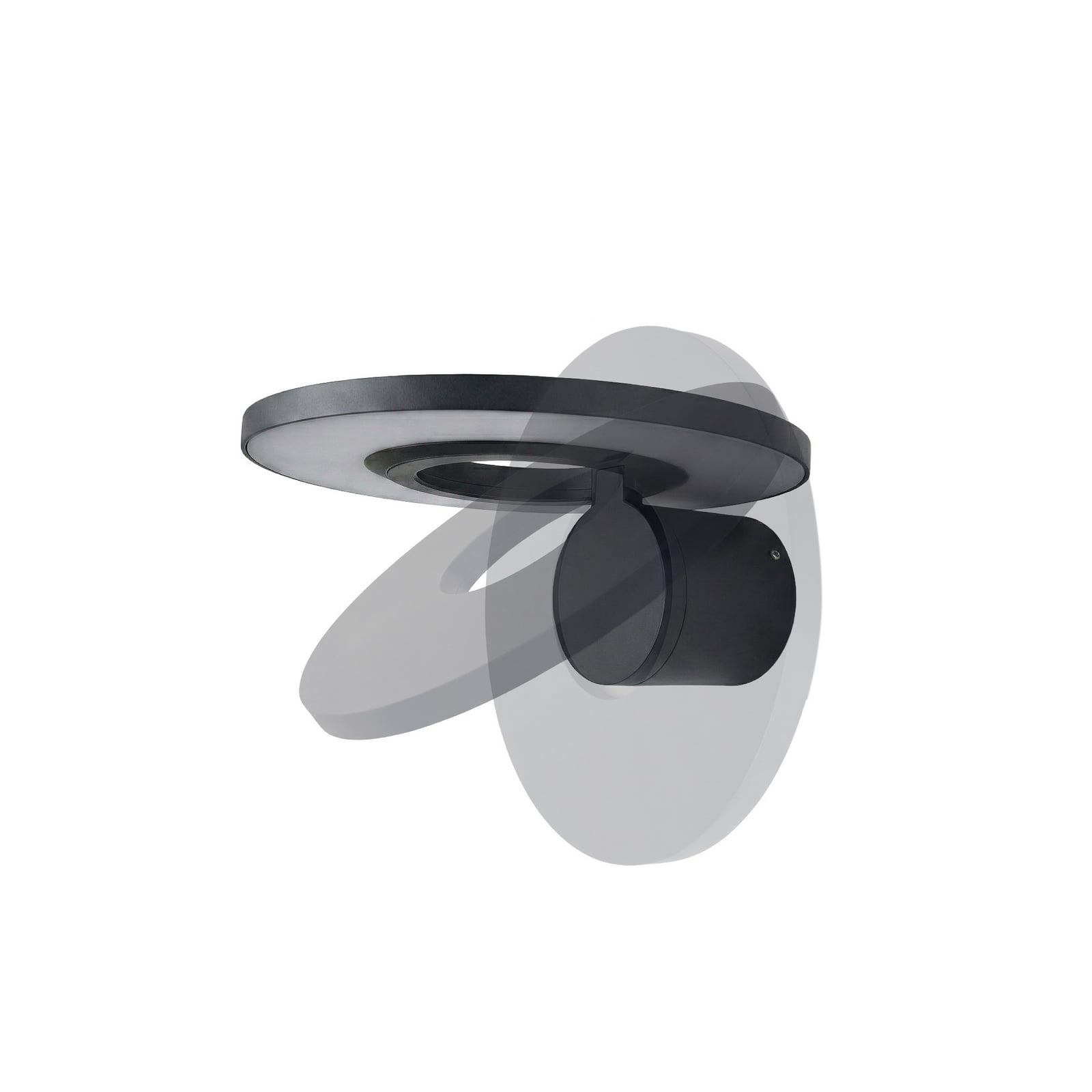 Arcchio LED outdoor wall light Tovio, anthracite, rotatable