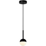 Contina Lustră Pendul Black/Opal - Nordlux