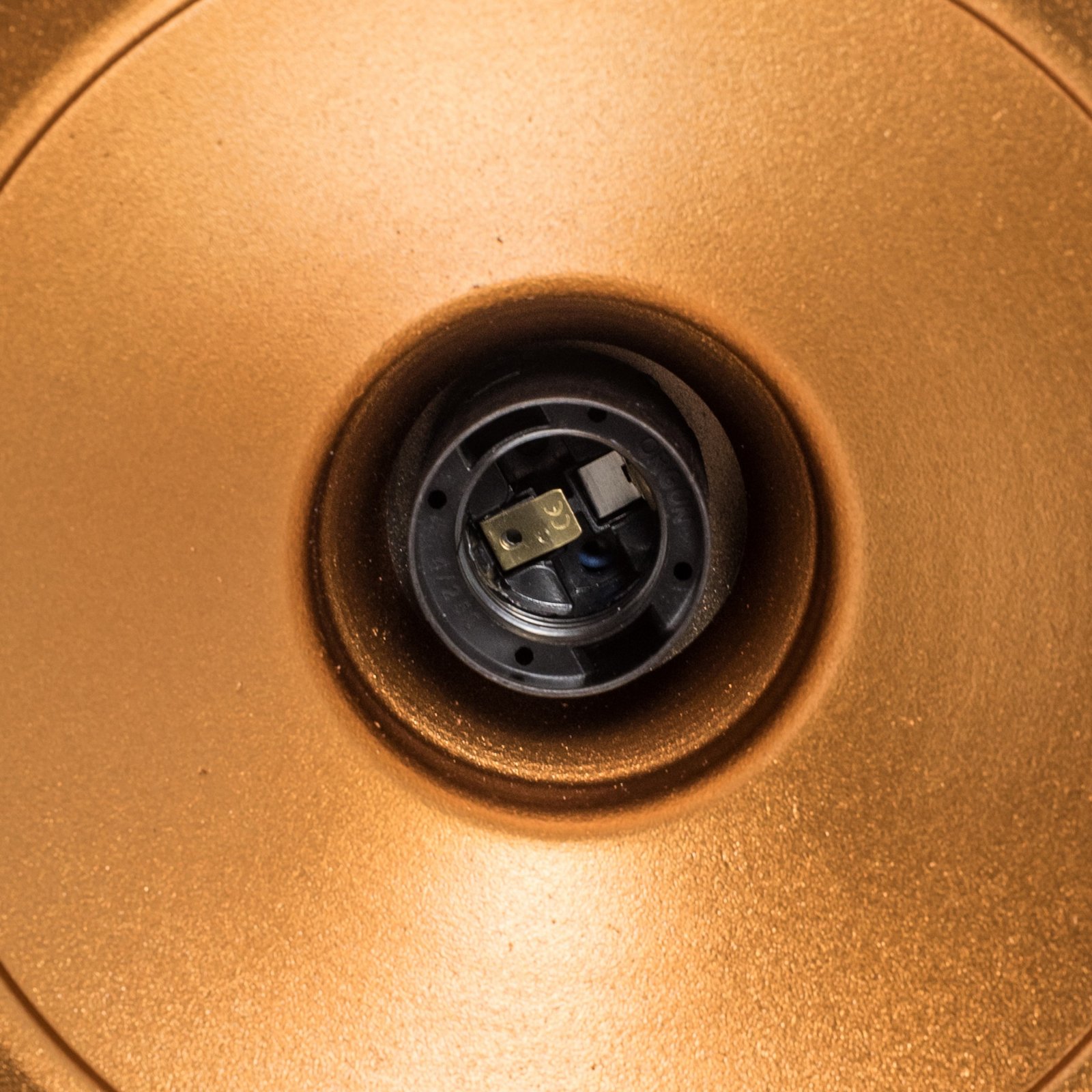 Berceste pendant light, black, metal, Ø 22 cm, E27