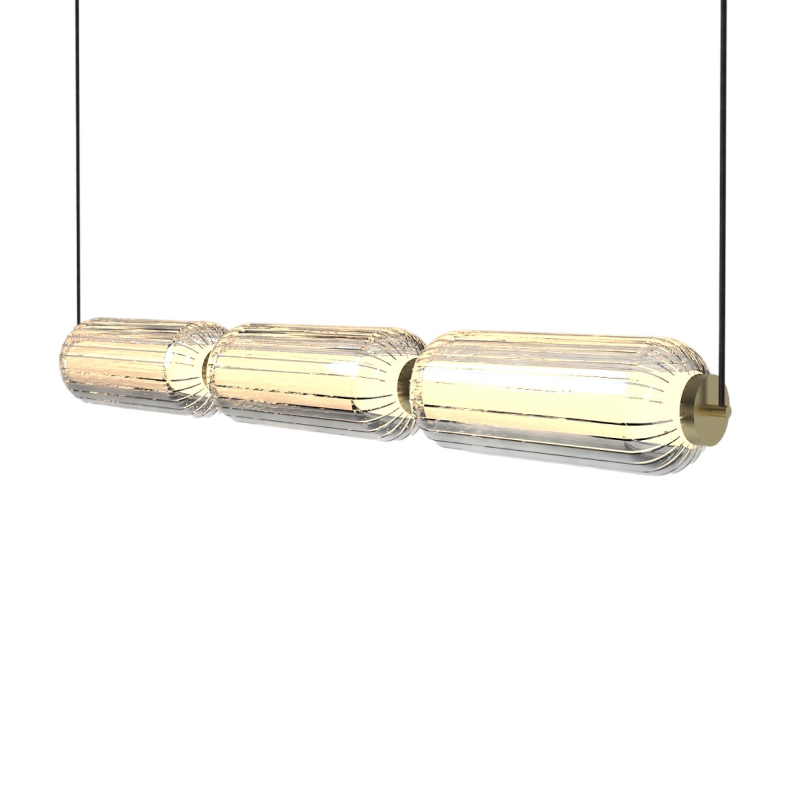 Elma LED-Pendelleuchte, gold, Höhe 98 cm - Aromas del Campo