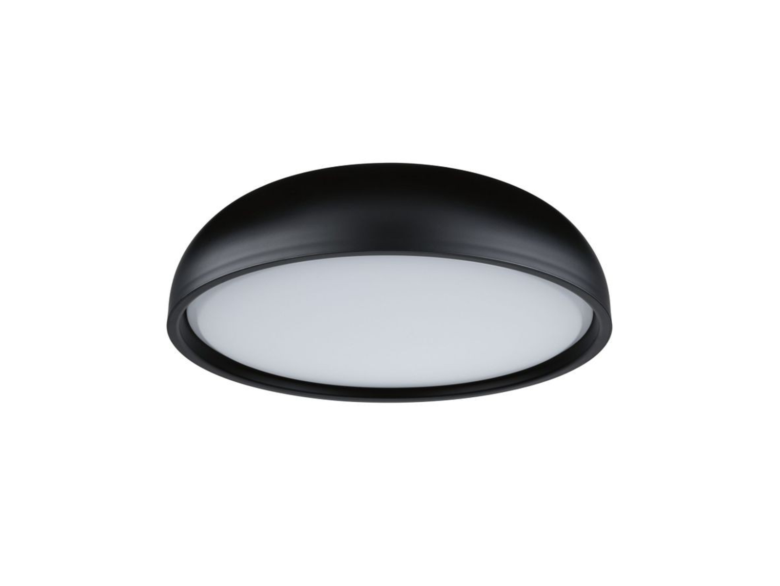 Oka LED Plafond IP44 Vit/Svart - Paulmann