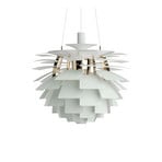 Hanglamp PH Artichoke groen/messing Ø 60 cm Louis Poulsen