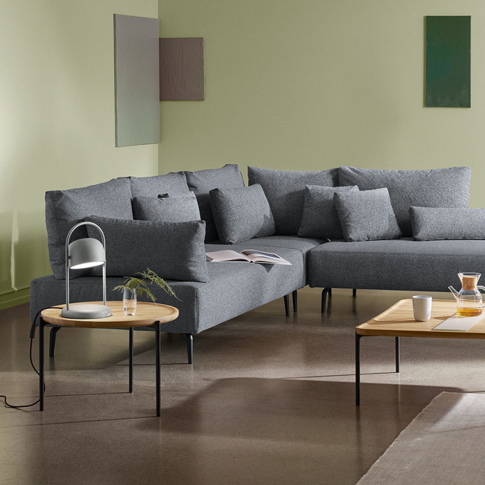 Quay Table Lamp Stone - Eva Solo