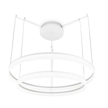 Grok Circ LED závěsné světlo se 2 kruhy, 100 cm Ø