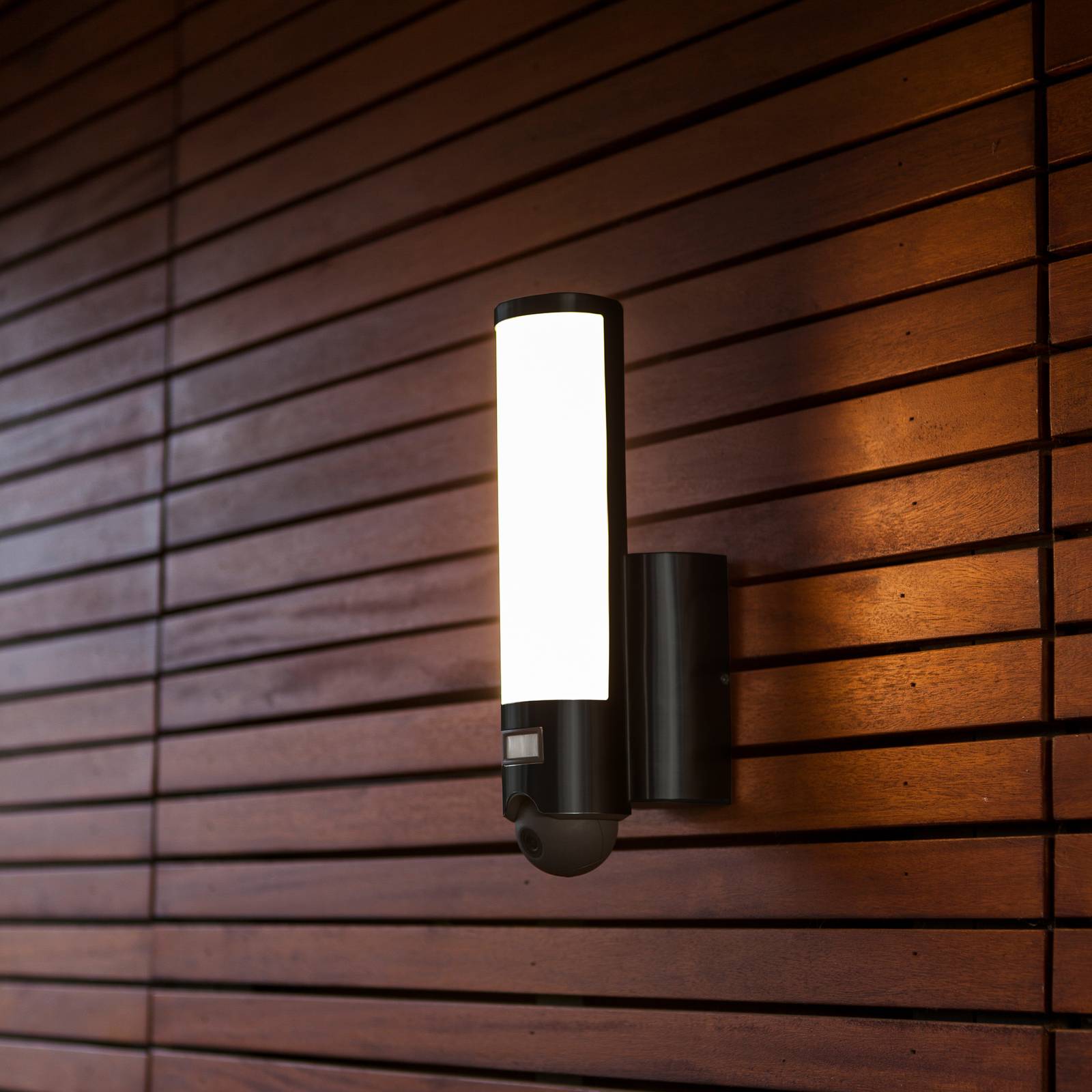 Secury'Light Elara LED-Außenwandleuchte Kamera+BWM