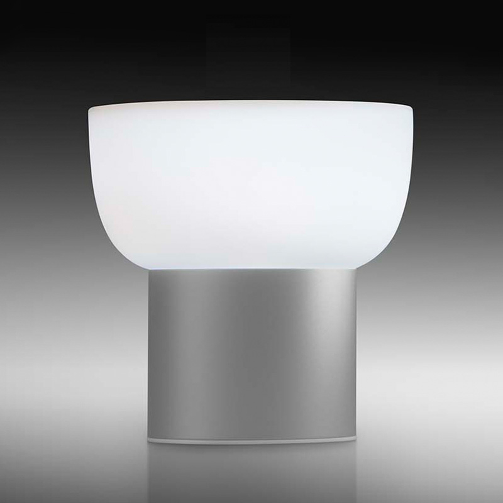 ALMA LIGHT BARCELONA Patio LED decorative outdoor light, silver, 16 cm, polyethylene, aluminium, 3 W, energy efficiency: A+, H: 16.5 cm