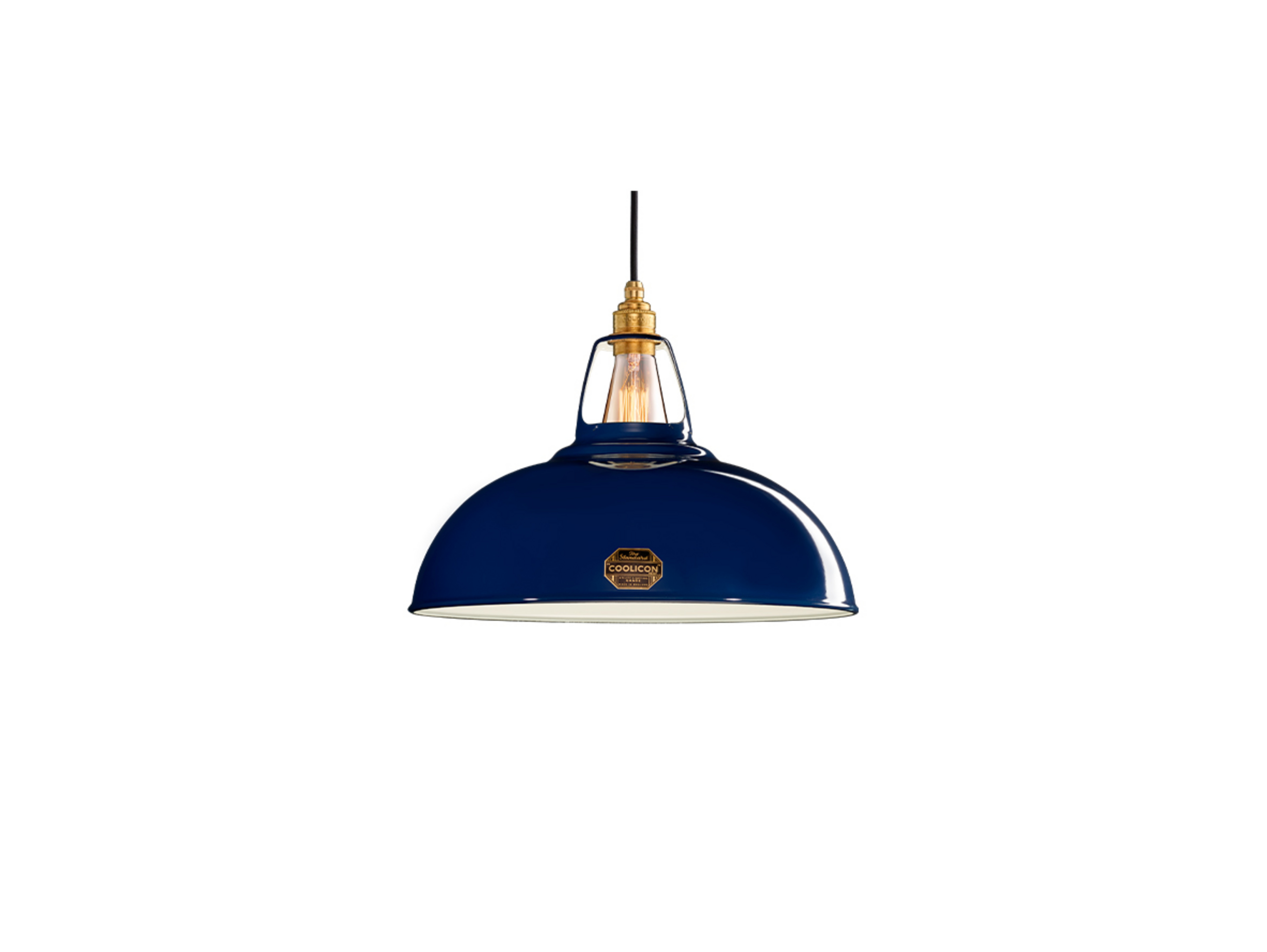 Large 1933 Design Pendelleuchte Royal Blue - Coolicon