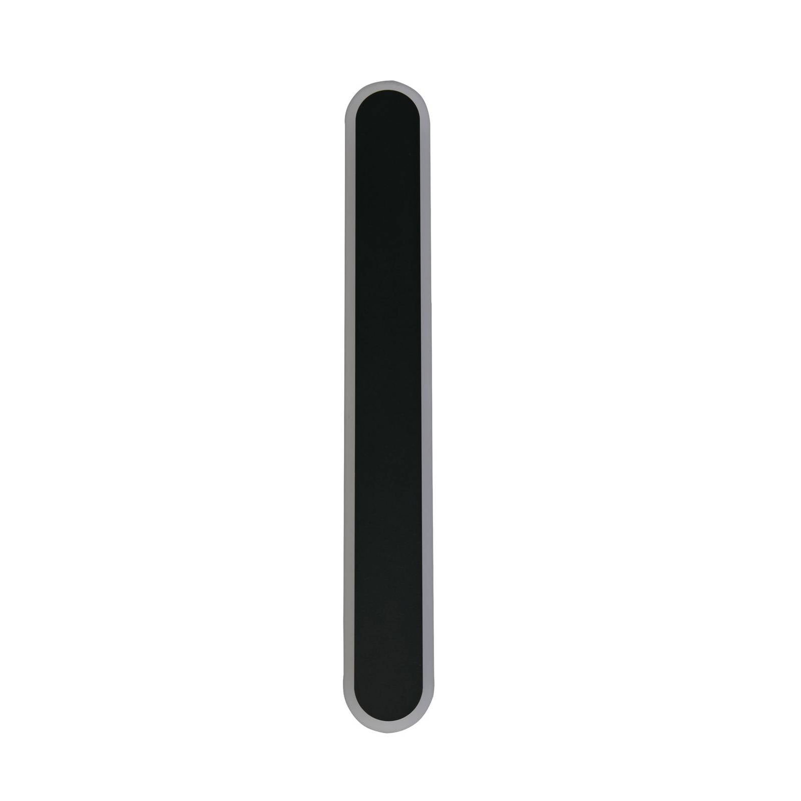 LED-Außenwandleuchte Bordo Höhe 60 cm schwarz Aluminium
