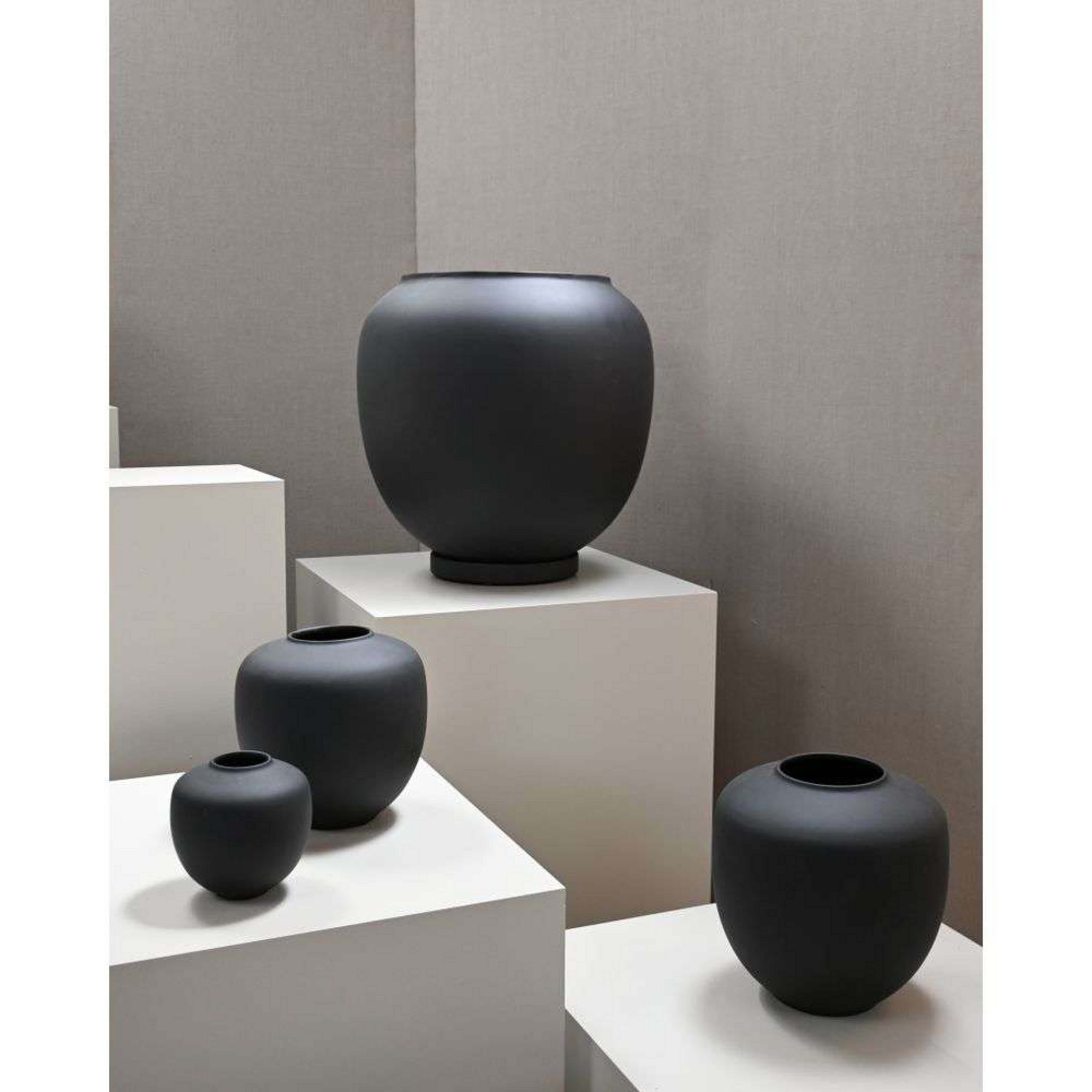 Sunao Vase Medio Schwarz - 101 Copenhagen