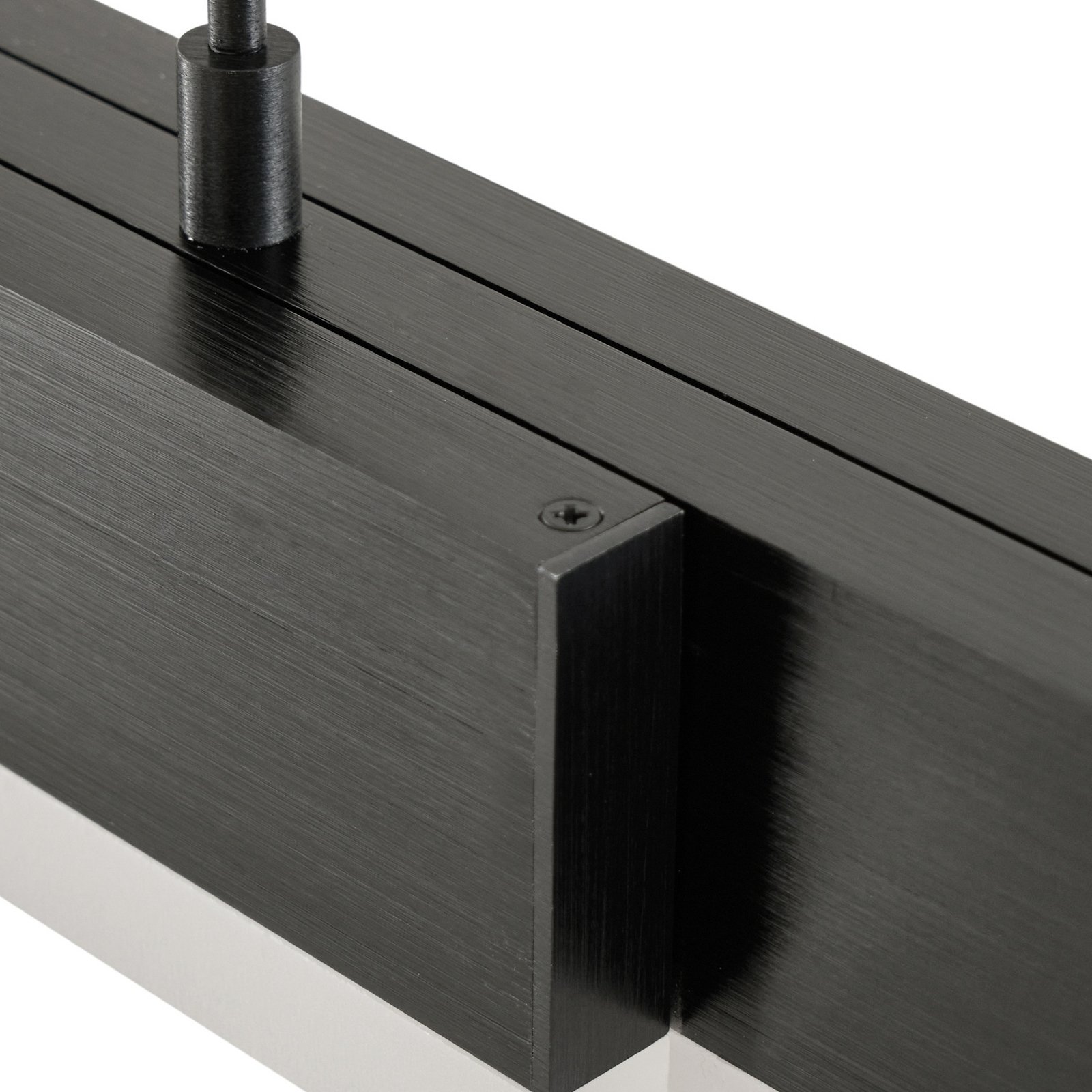 Torven LED-Hängeleuchte, schwarz, ausziehbar, CCT - Lucande Torven LED-Hängeleuchte, schwarz, ausziehbar, CCT - Lucande