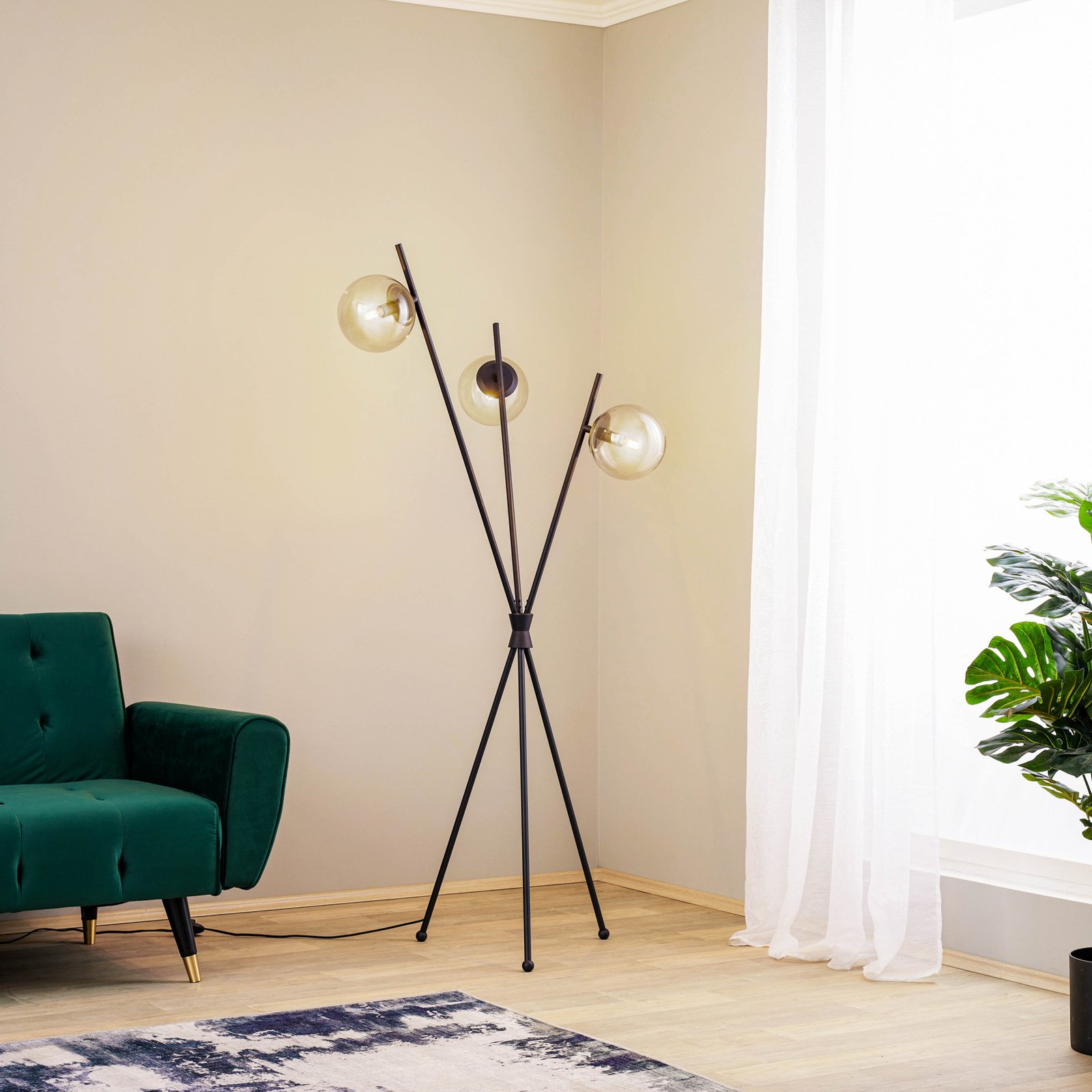 Sotiana Lampadar Black - Lucande