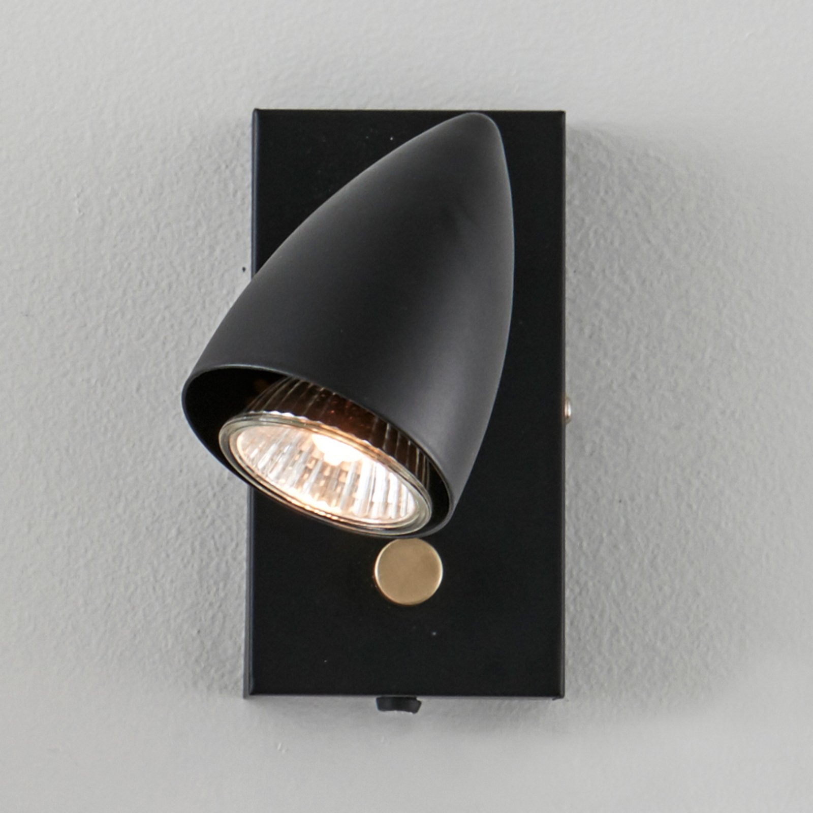 Wall spotlight Ciro black