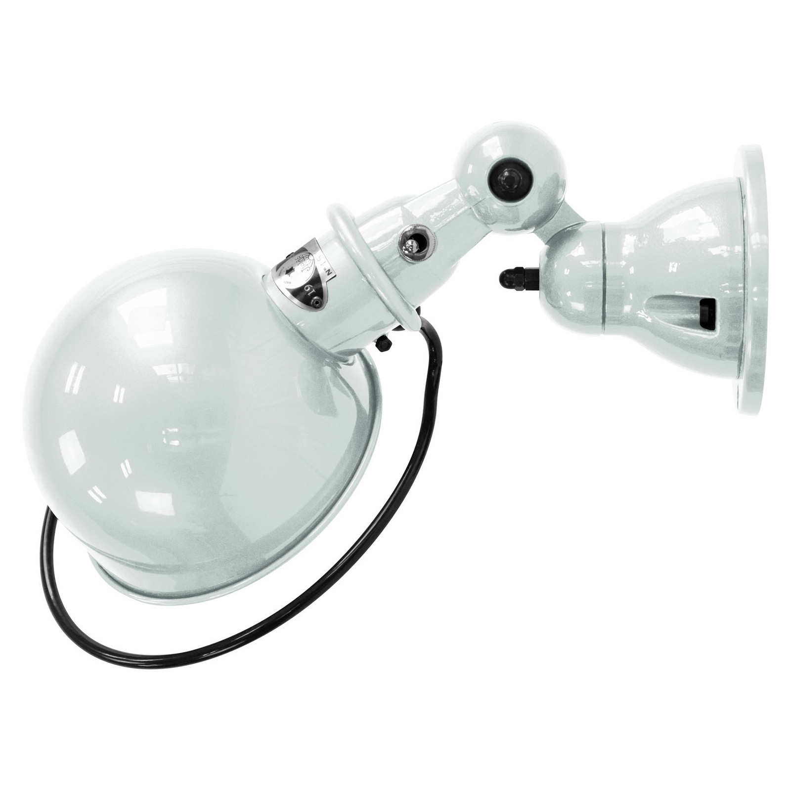 Jieldé Loft D1000 aplică de perete alb industrial - Camera de zi / sufragerie - Design industrial - Metal