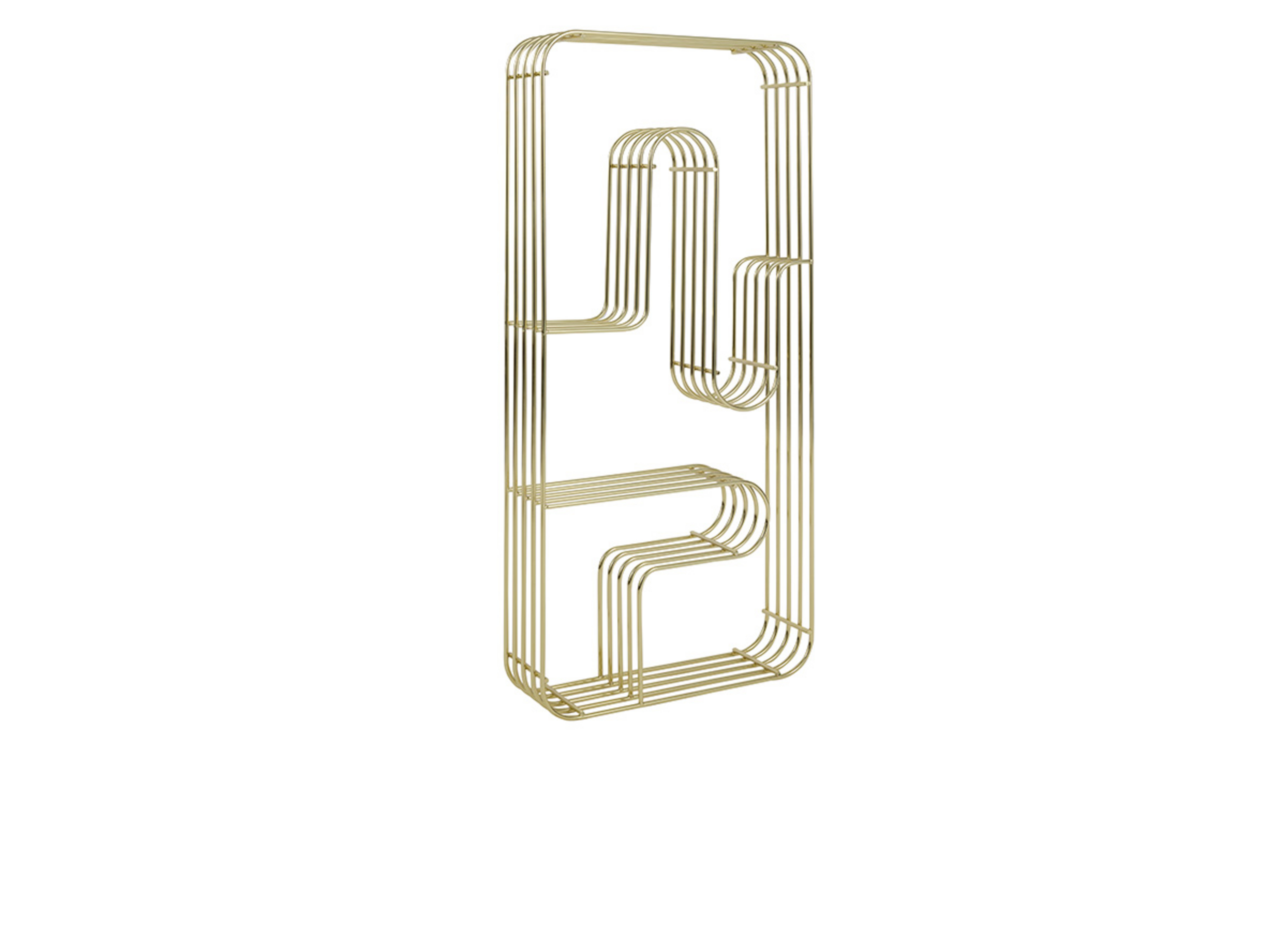Curva Display Polc Rectangular Arany - AYTM